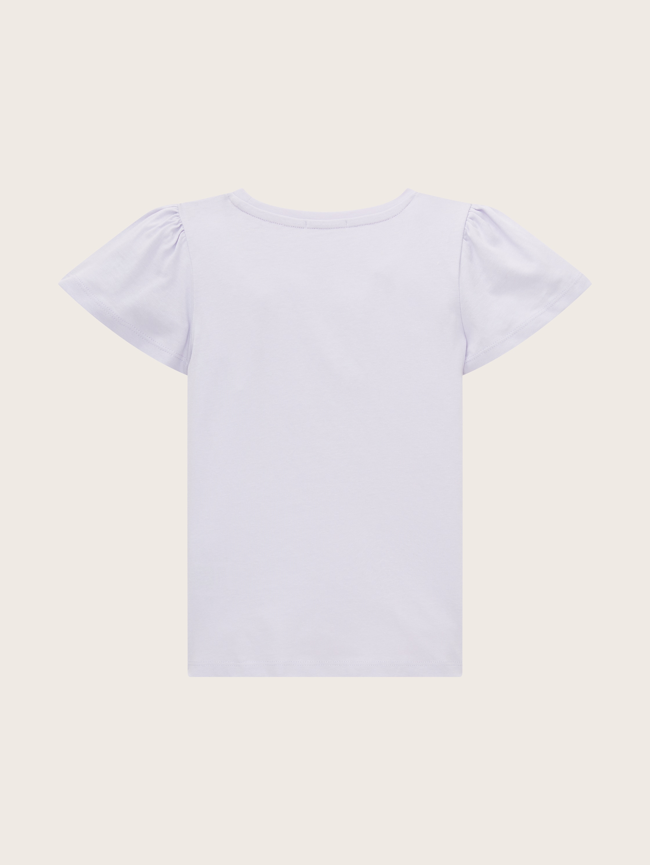 T-shirt met omkeerbare pailletten - light lavender