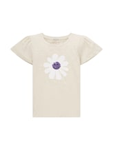 Geselecteerd, T-shirt met omkeerbare pailletten door Tom Tailor, wit