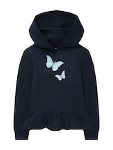 Geselecteerd, Sweatshirt met volants door Tom Tailor, blauw