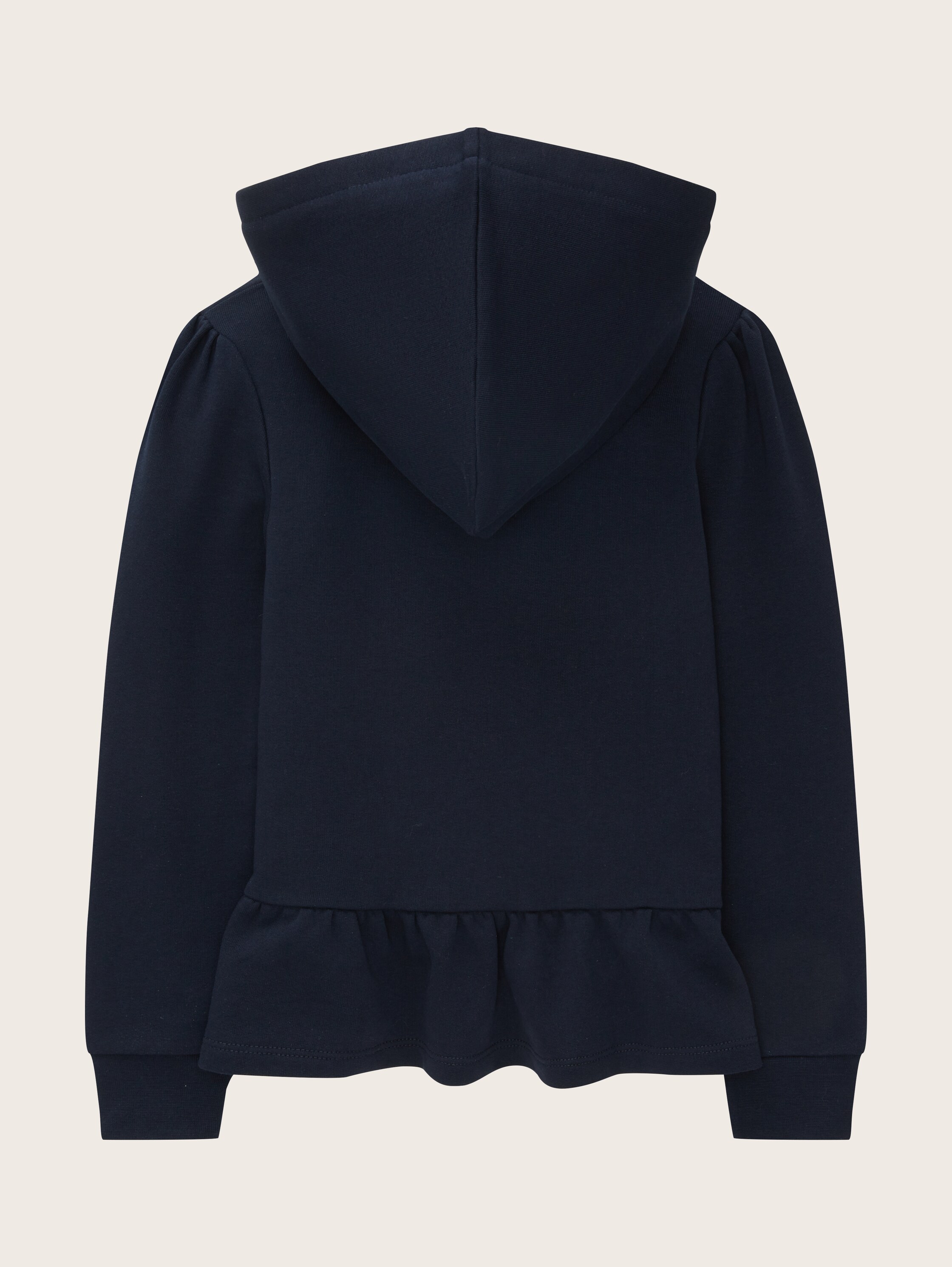 Sweatshirt met volants - sky captain blue