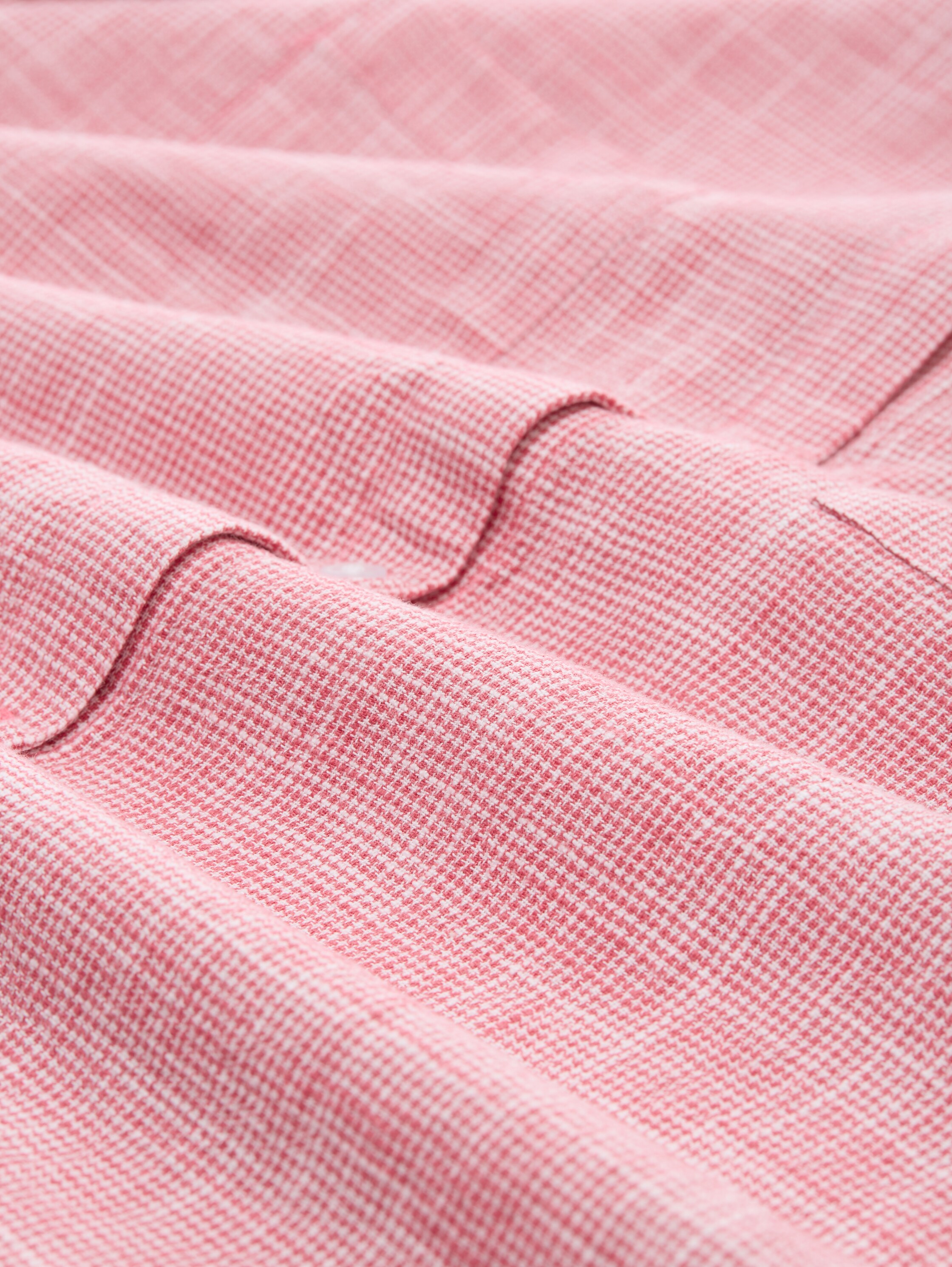 Bluse mit Brusttaschen - berry_red - 