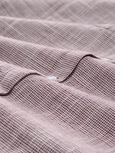 Chemisier avec poches poitrine - bordeaux red - Vue de la matière