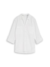 Selected, Blouse with chest pockets by Tom Tailor, white