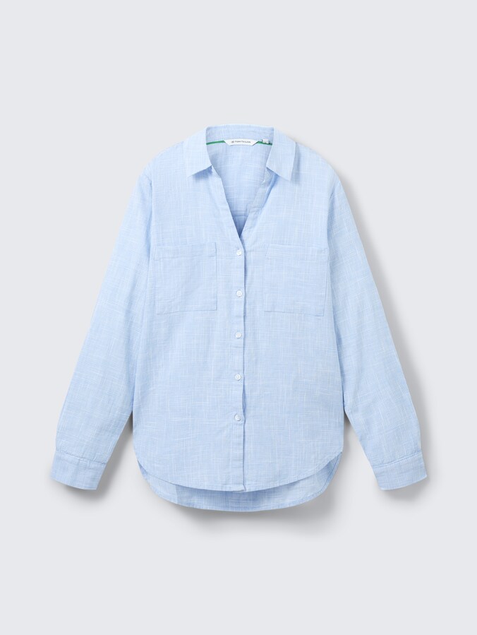 Bluse mit Brusttaschen von Women, dreamy blue