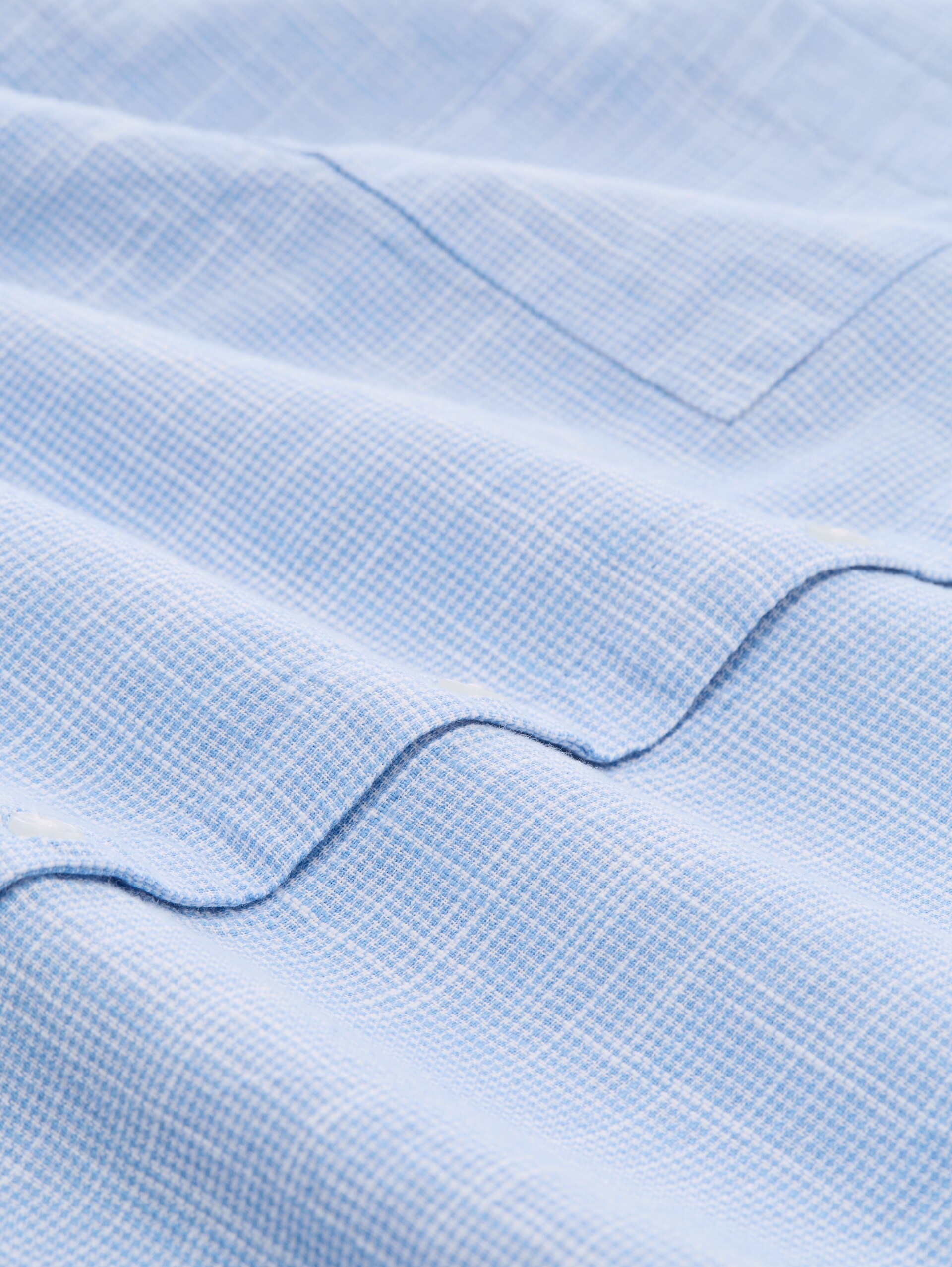 Bluse mit Brusttaschen - dreamy blue - Material-Ansicht