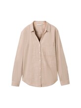Selected, Blouse with breast pockets by Tom Tailor, beige