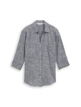 Nicht ausgewählt, Bluse mit Brusttaschen von , blau