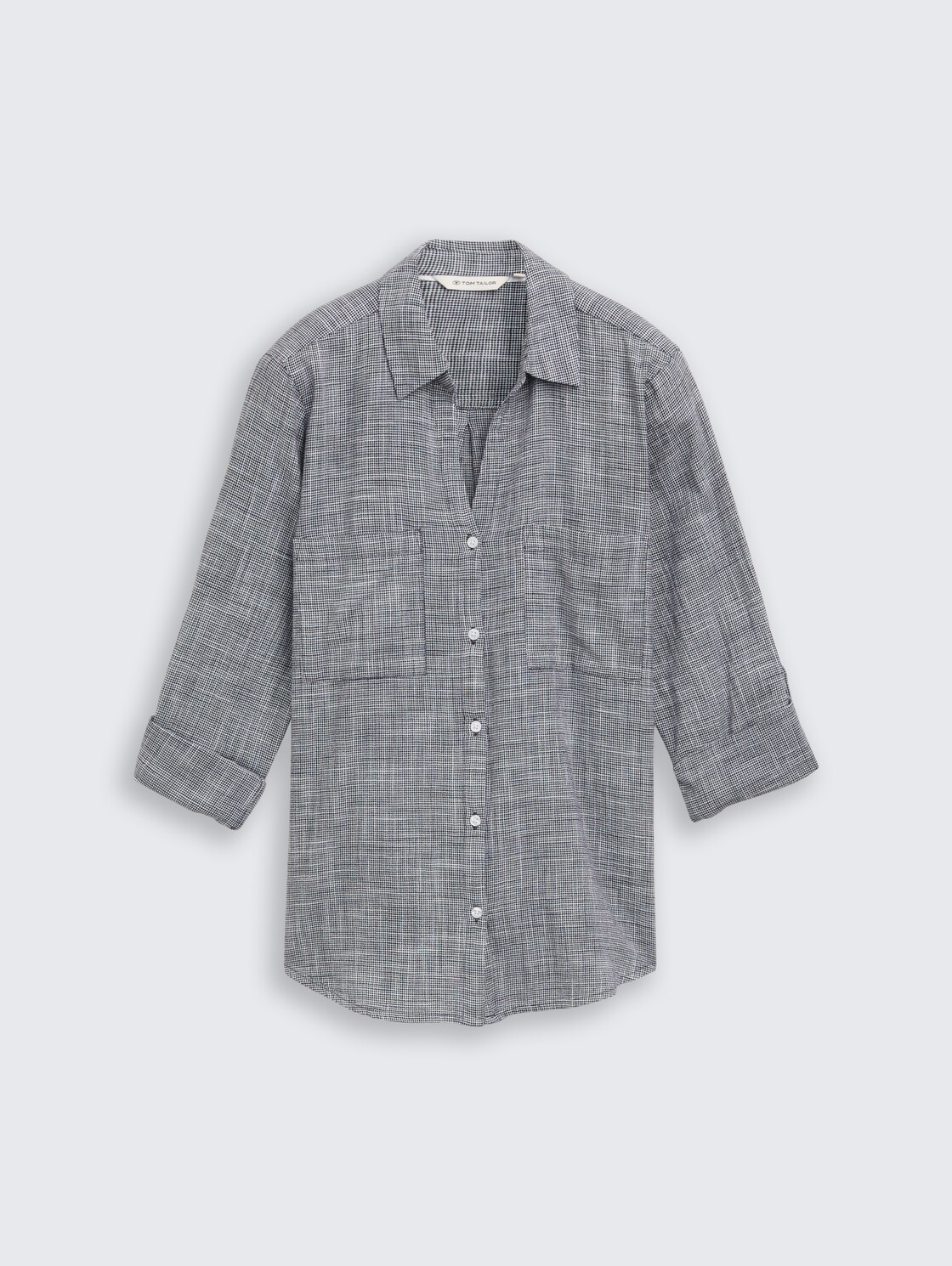 Bluse mit Brusttaschen - midnight navy blue - Vorder-Produkt-Ansicht