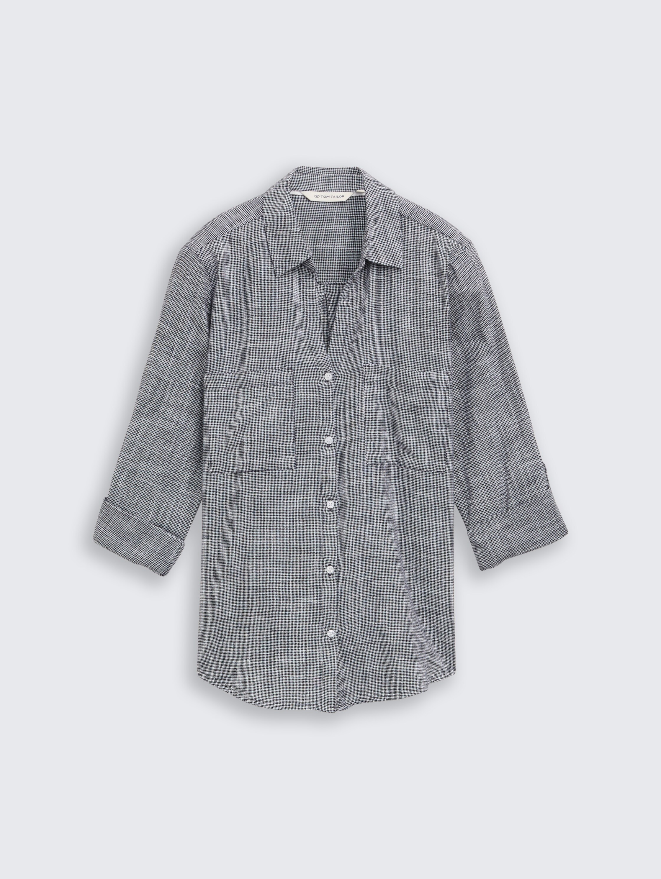 Bluse mit Brusttaschen - midnight_navy_blue - 