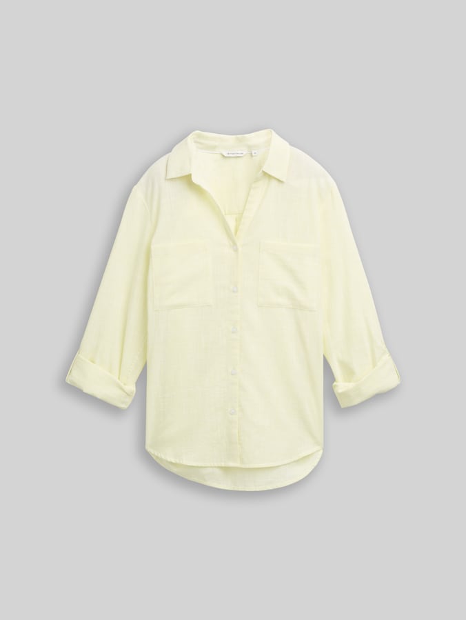 Blouse avec poches poitrine par Women, soft lemon