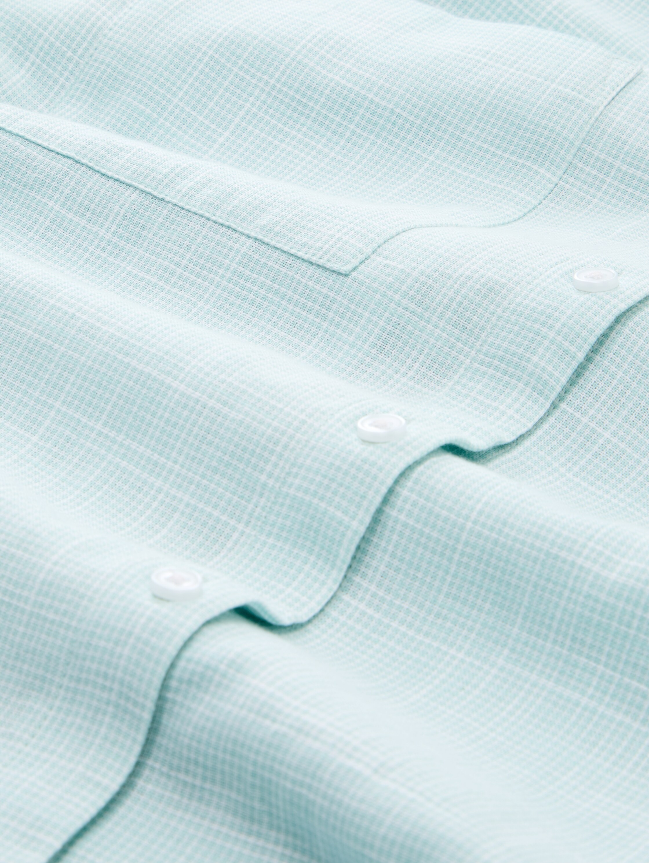 Bluse mit Brusttaschen - new blue haze - Material-Ansicht