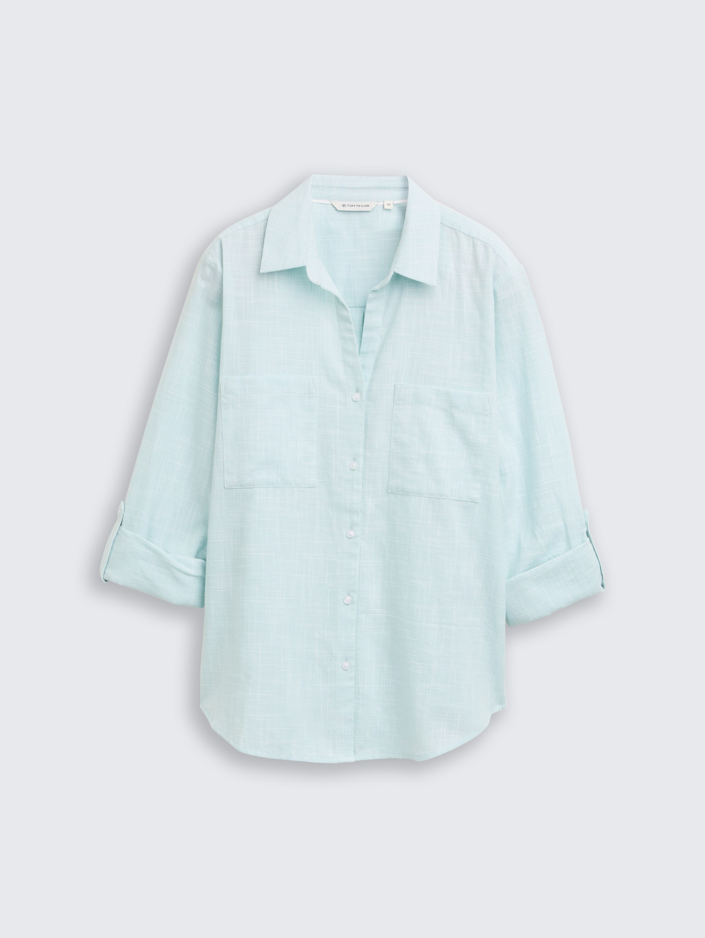 Bluse mit Brusttaschen - new blue haze - Vorder-Produkt-Ansicht