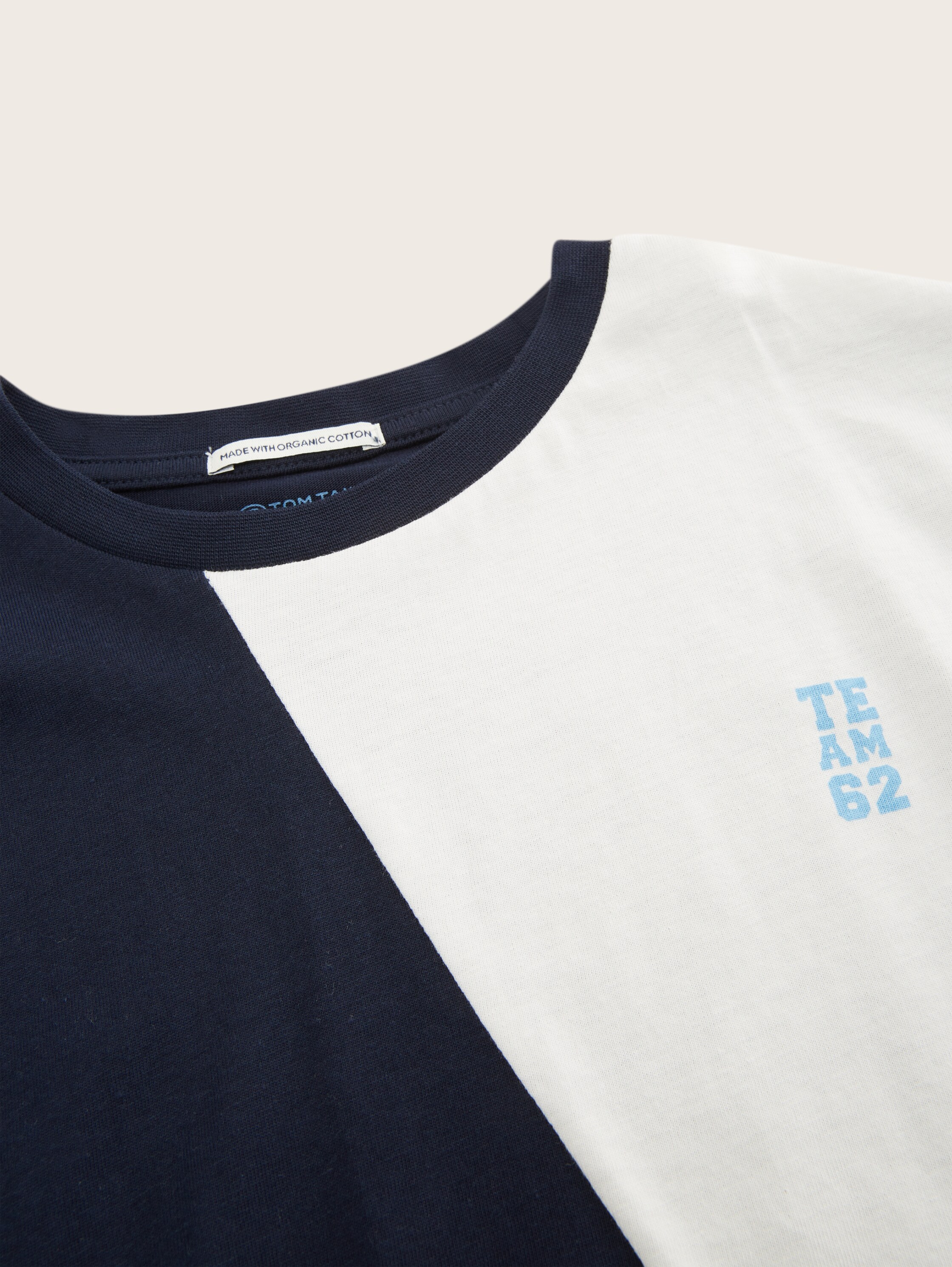 T-Shirt mit Colour Blocking - 3