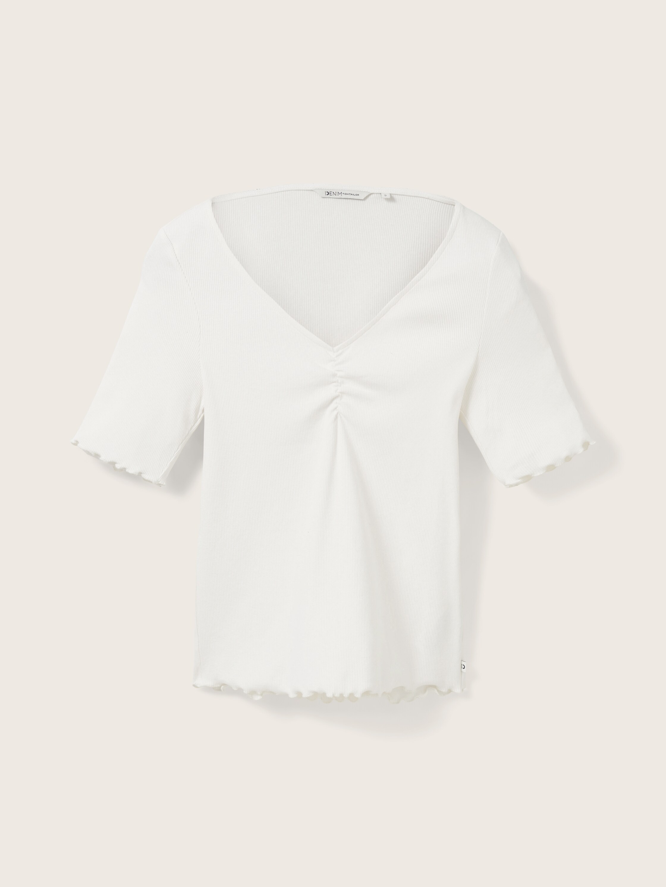 T-Shirt mit Raffung - 5