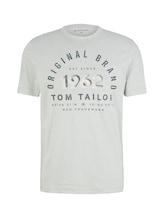 Geselecteerd, T-shirt met print door Tom Tailor, blauw