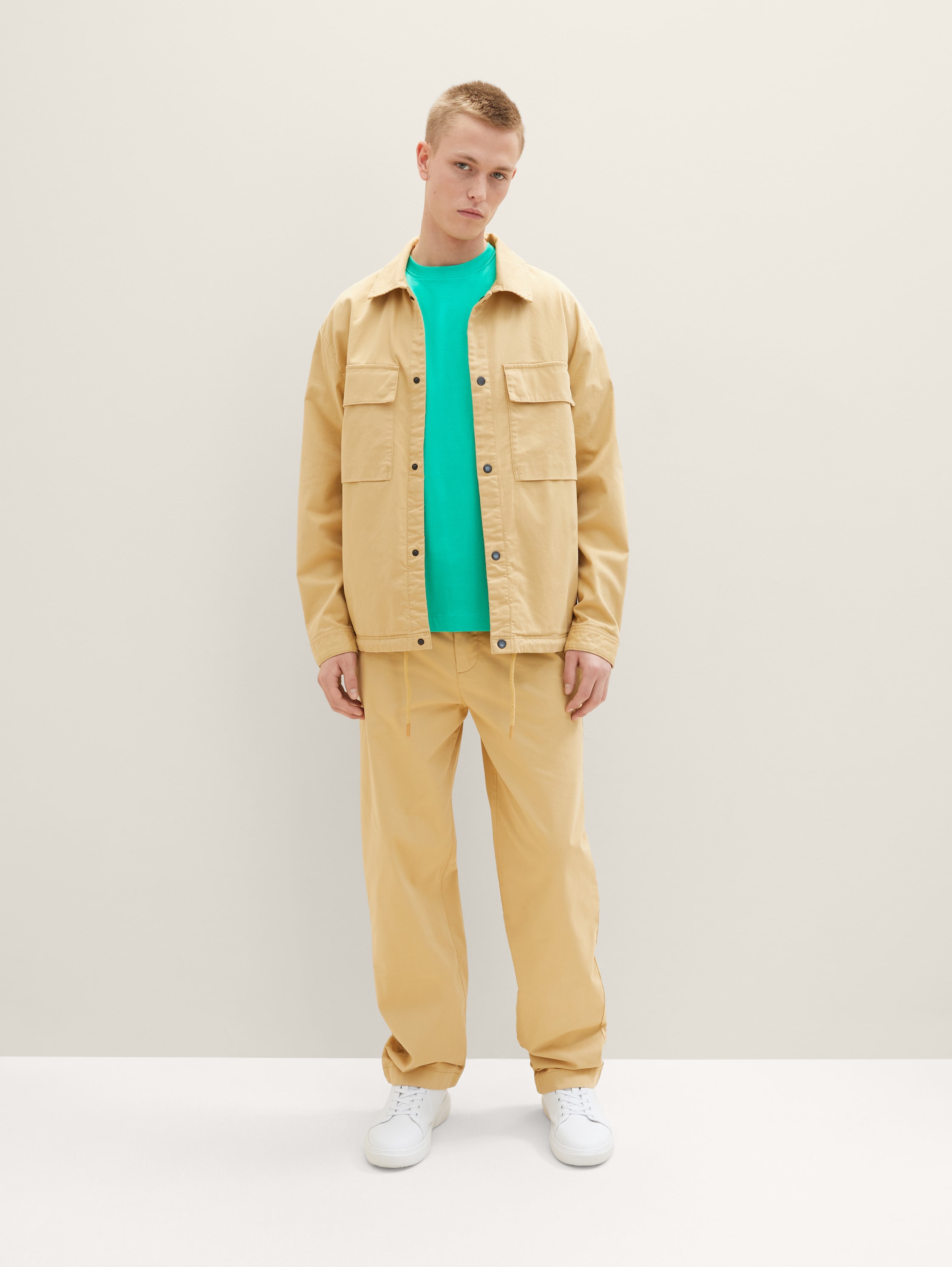 T-shirt met print - fresh peppermint - Detailaanzicht model