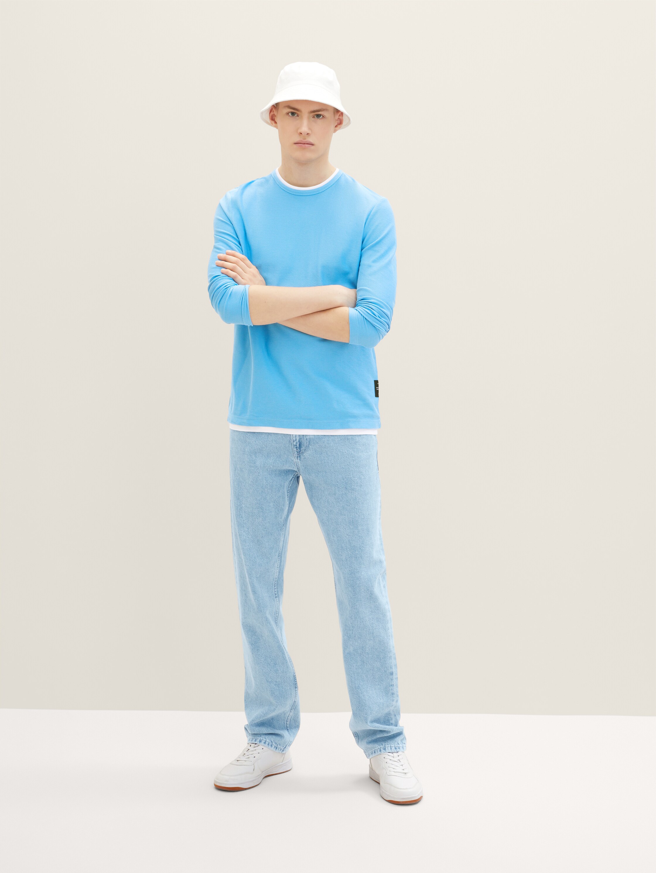 Langarmshirt mit Struktur - 2