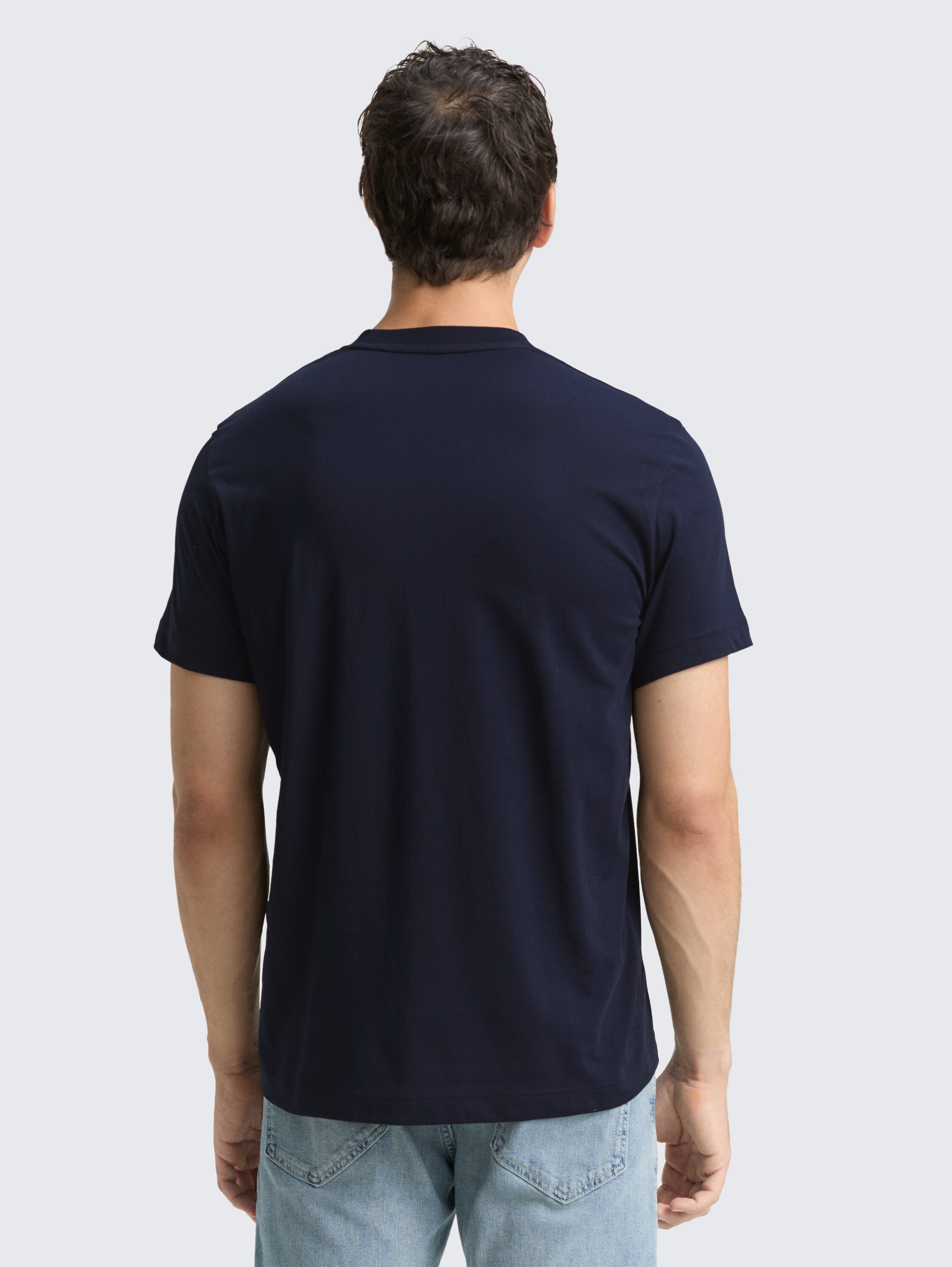 T-Shirt mit Logo Print - sky_captain_blue_1 - 