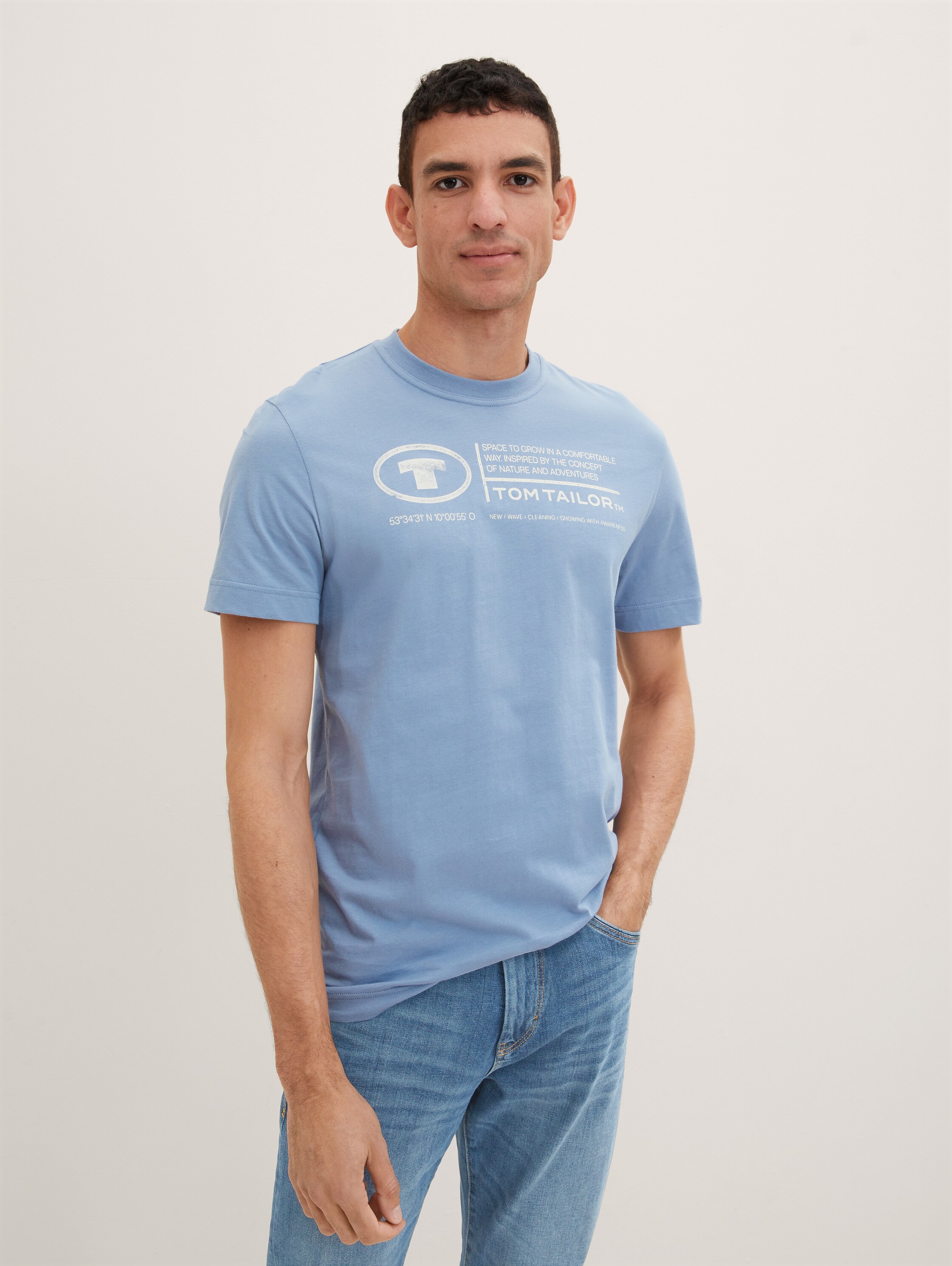 T-Shirt mit Logo Print - 3