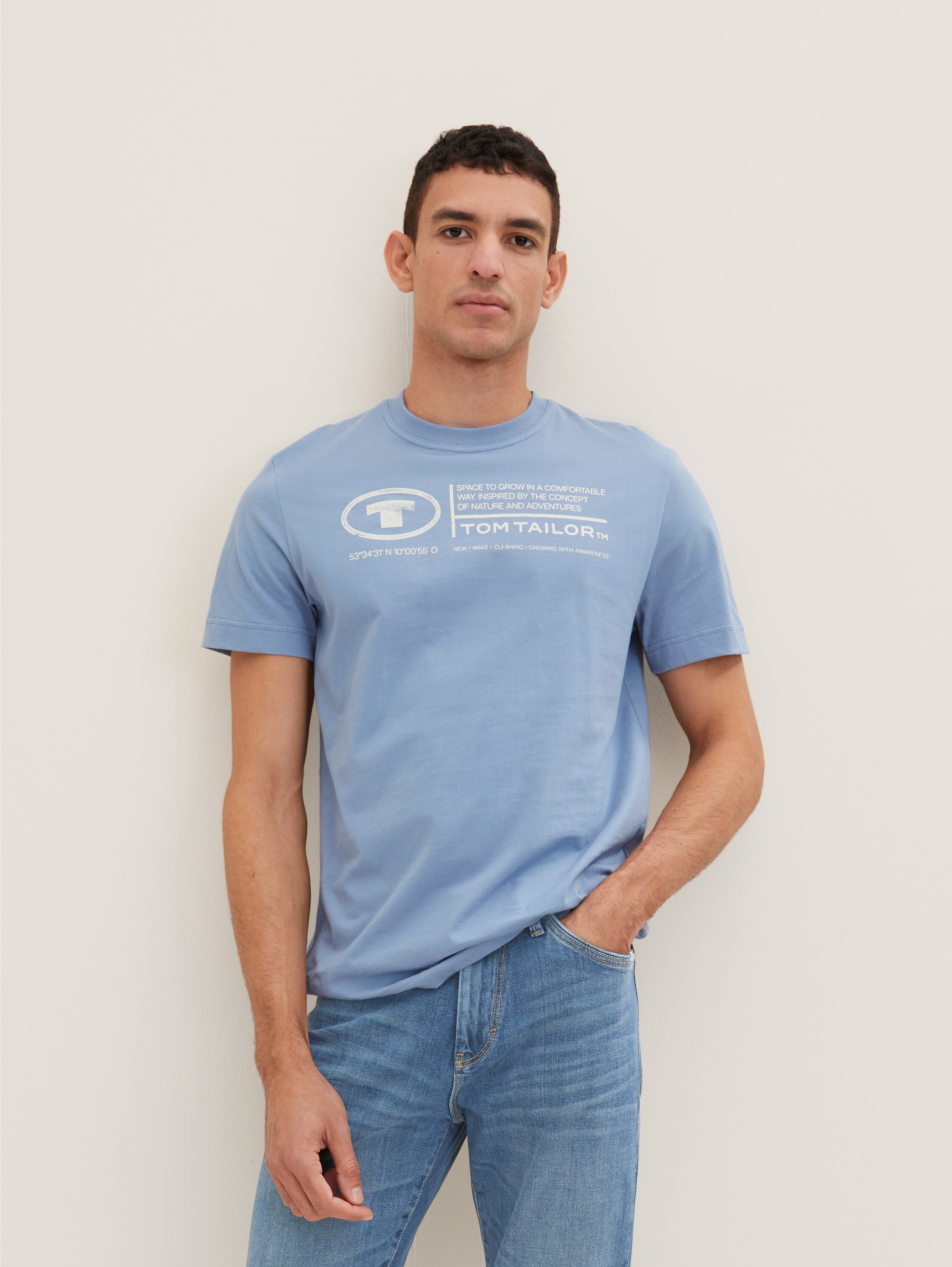 T-Shirt mit Logo Print - 1