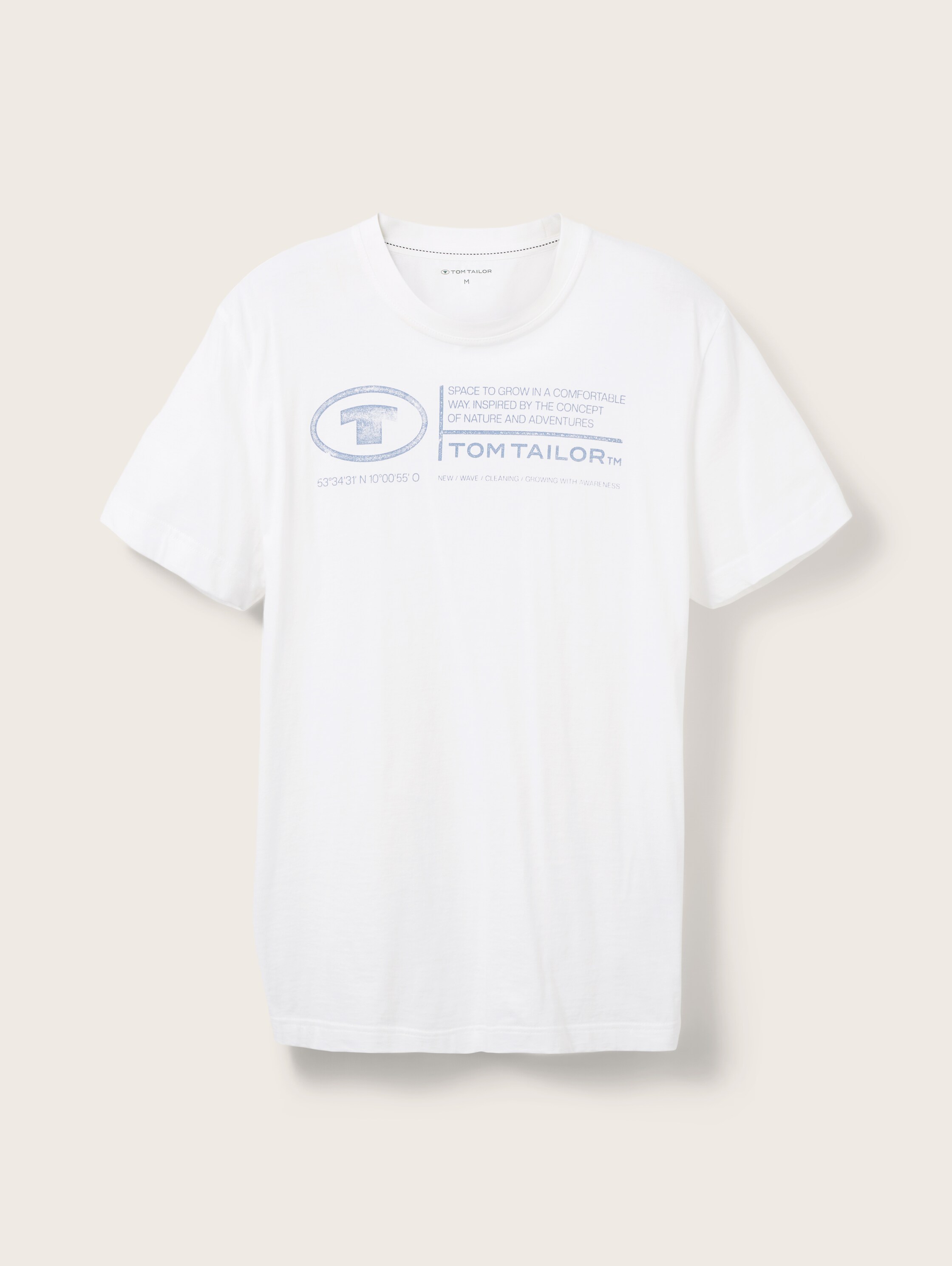 T-shirt met logo print - white - 