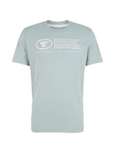 Geselecteerd, T-shirt met logo print door Tom Tailor, blauw