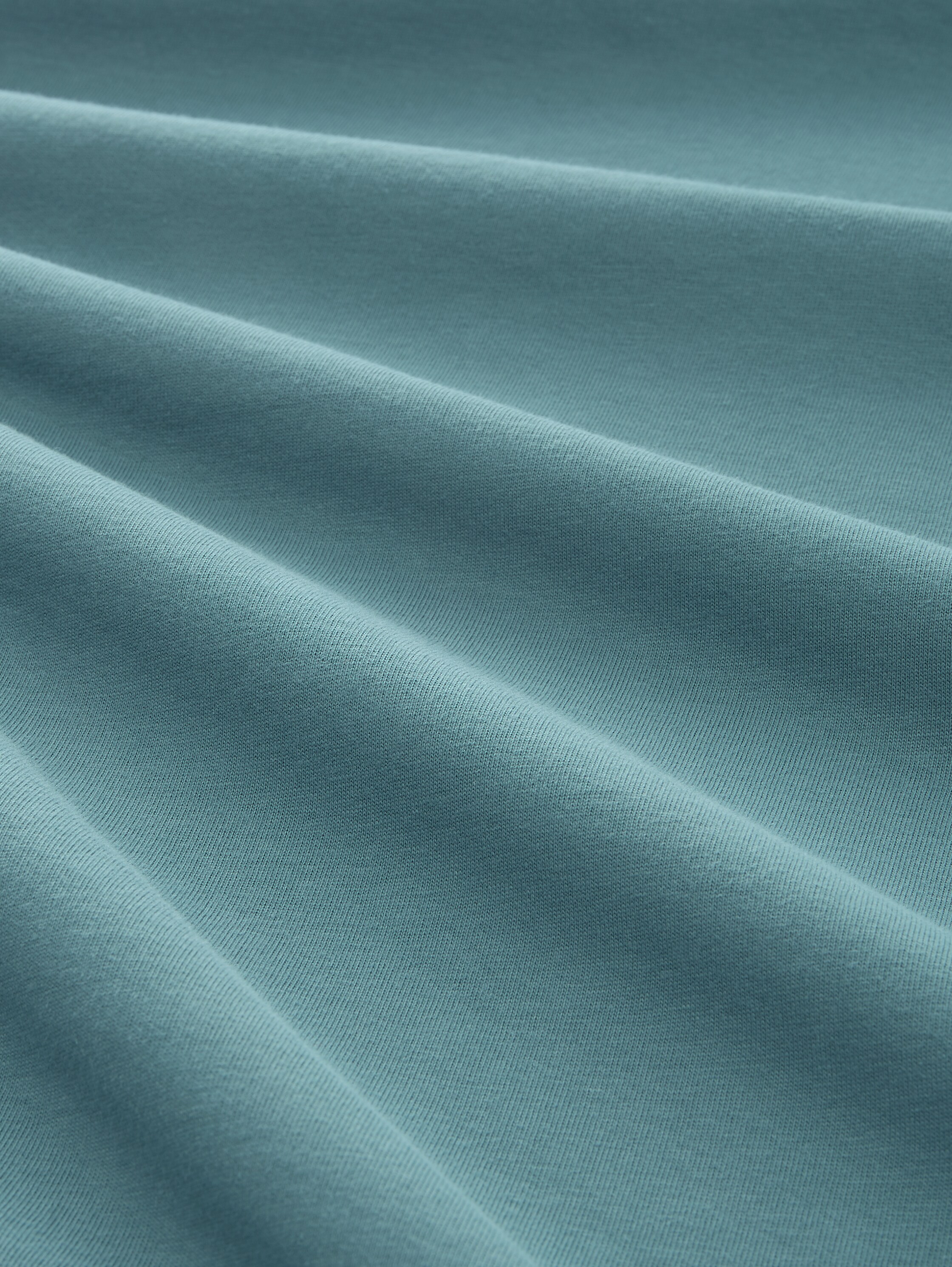 T-Shirt mit Logo Print - deep_bluish_green - 