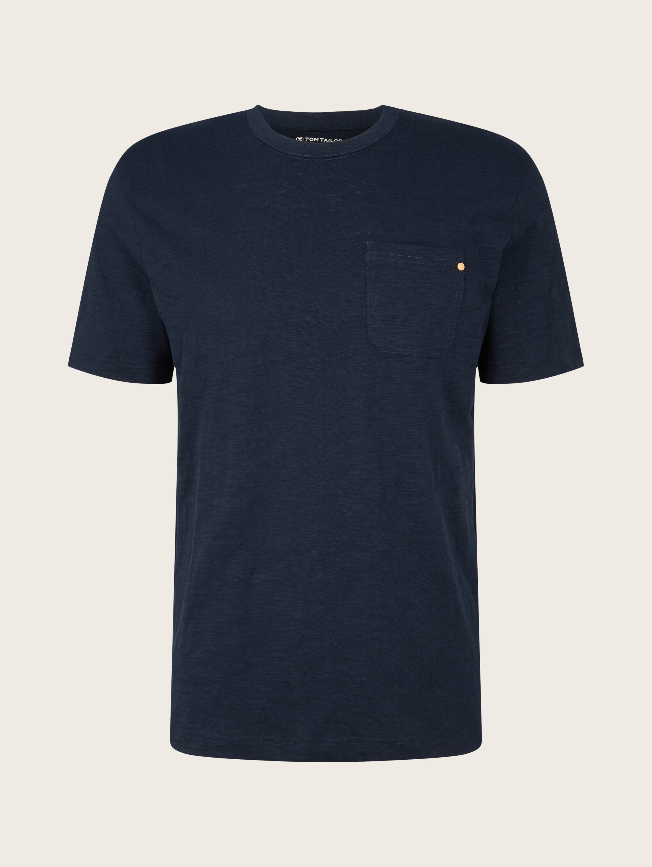 T-Shirt in Melange-Optik - sky captain blue - Vorder-Produkt-Ansicht