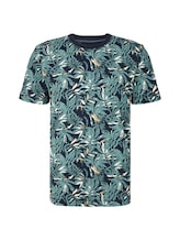 Nicht ausgewählt, T-Shirt mit Allover-Print von , blau