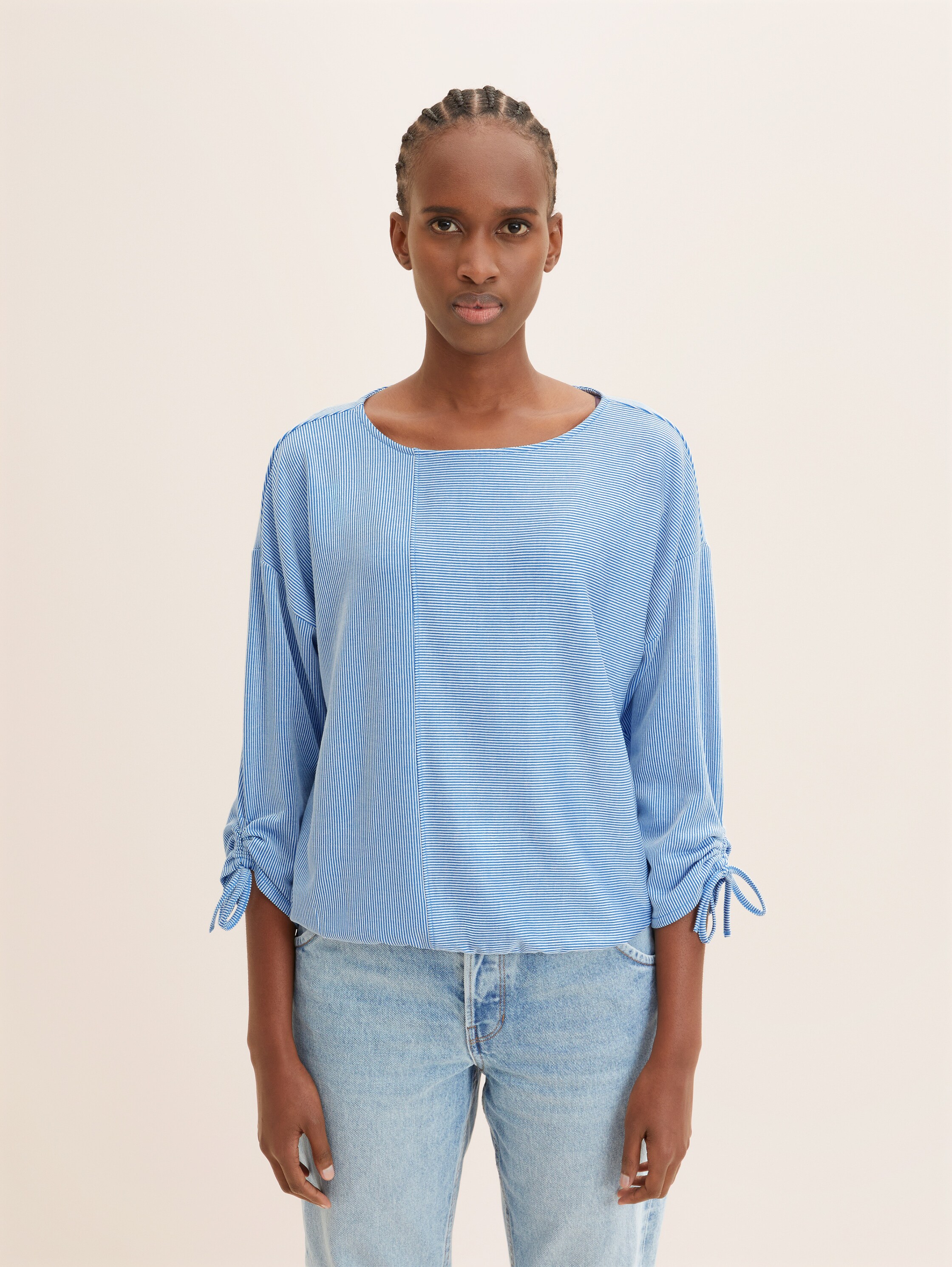 Langarmshirt mit Streifenmuster - 2