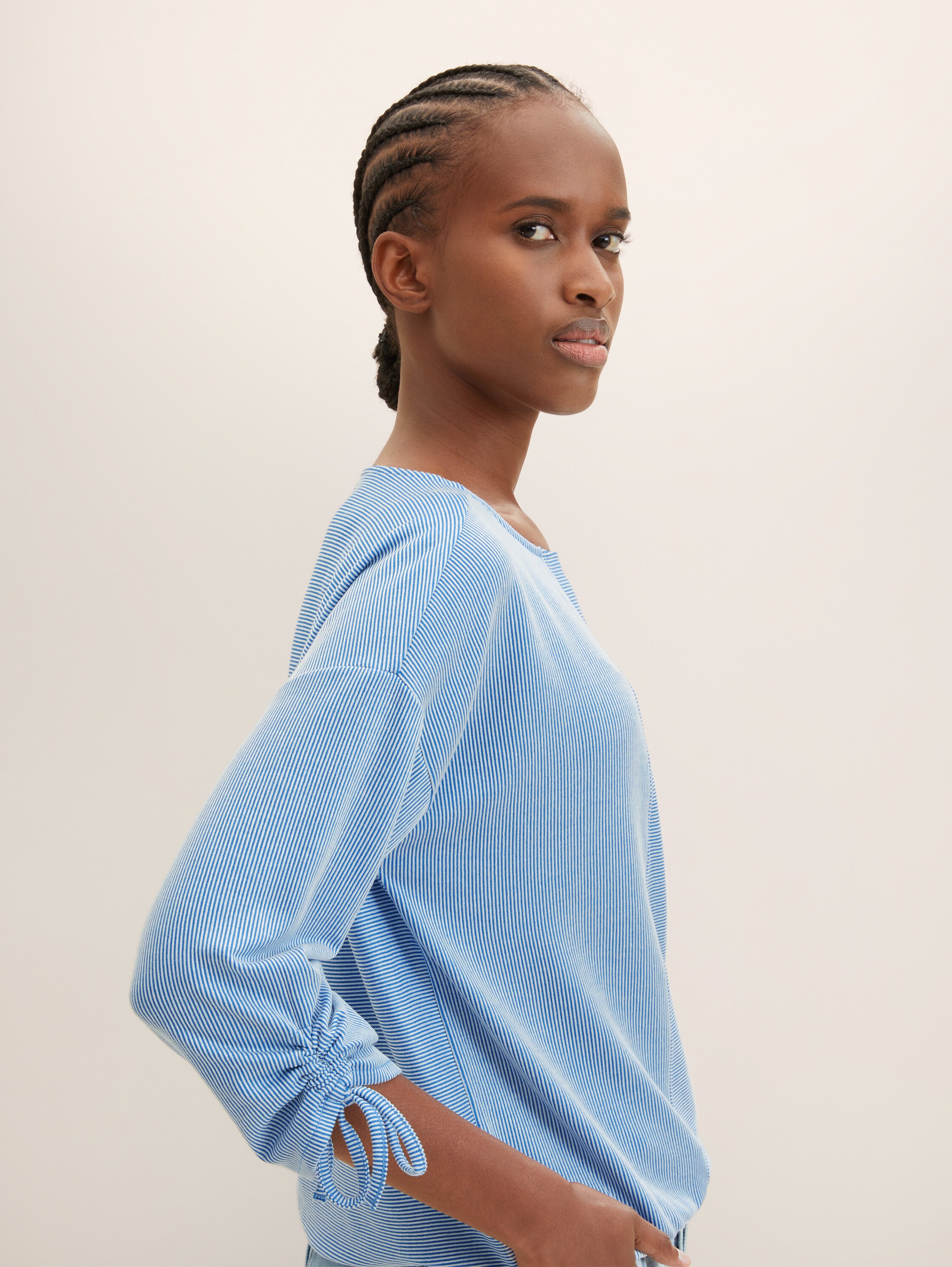 Langarmshirt mit Streifenmuster - 5