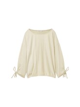 Niet geselecteerd, Loose fit shirt met lange mouwen en gerimpelde mouwen door , rosa