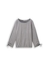 Nicht ausgewählt, Loose Fit Langarmshirt mit Raffärmeln von , blau