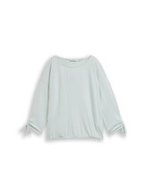 Nicht ausgewählt, Loose Fit Langarmshirt mit Raffärmeln von , grün