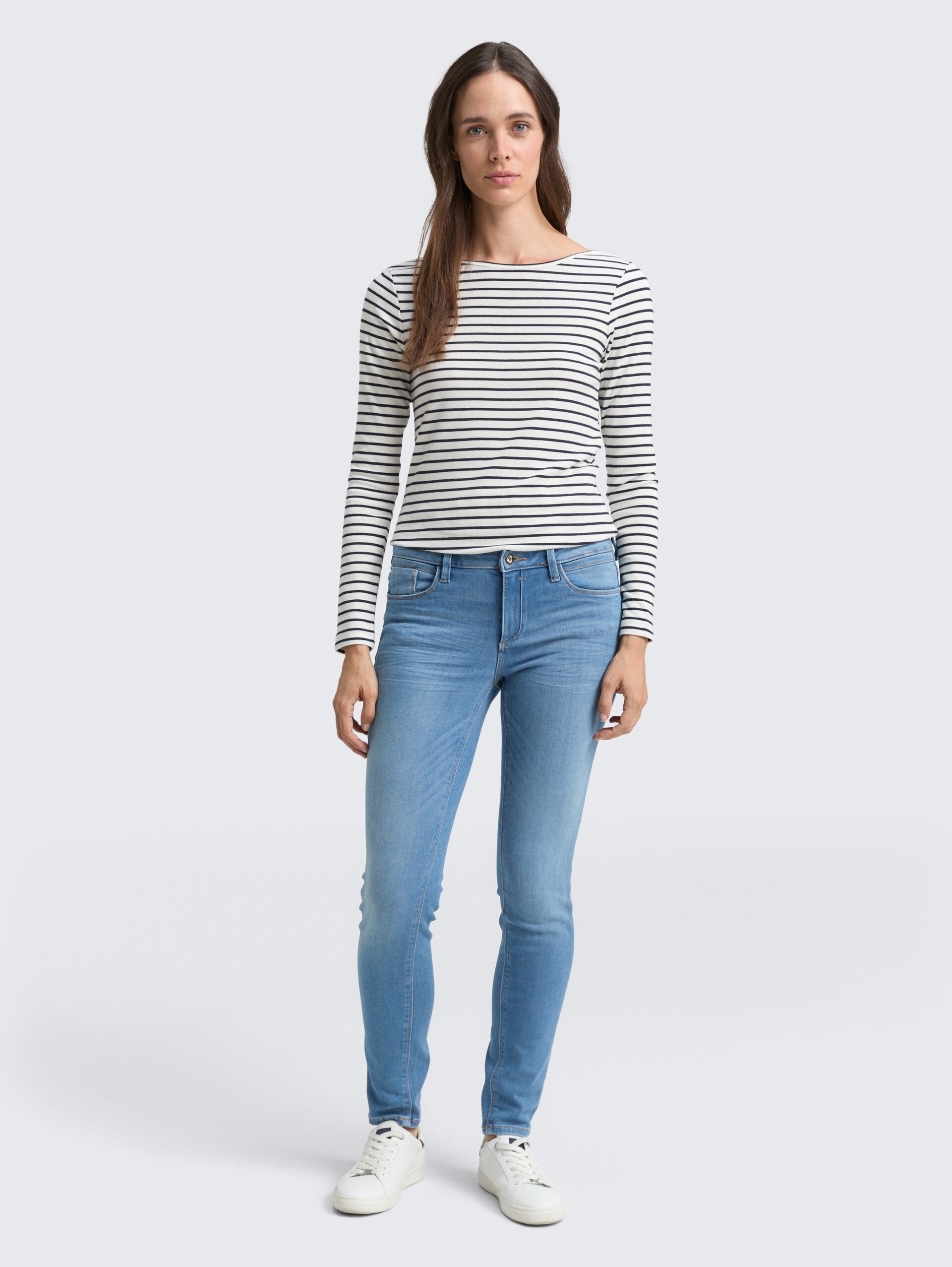 TTALEXA SKINNY Jeans - mid stone wash denim - Model-Vorderansicht