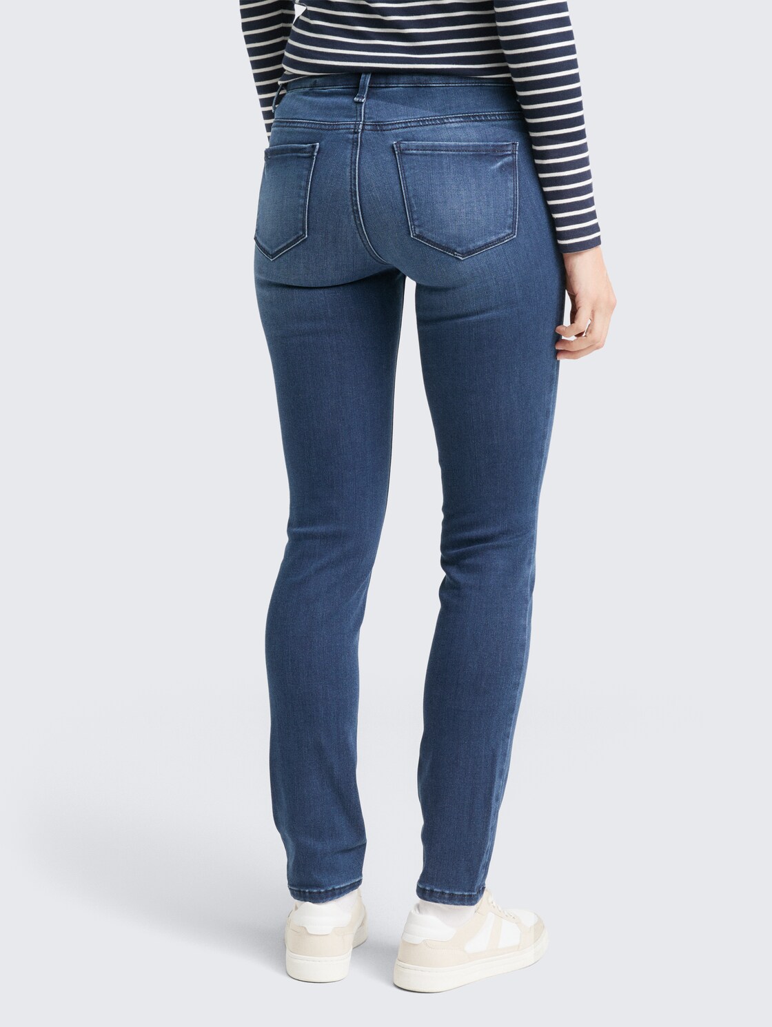 TTALEXA SKINNY Jeans - dark stone wash denim - Auschnitt Model-Rückansicht