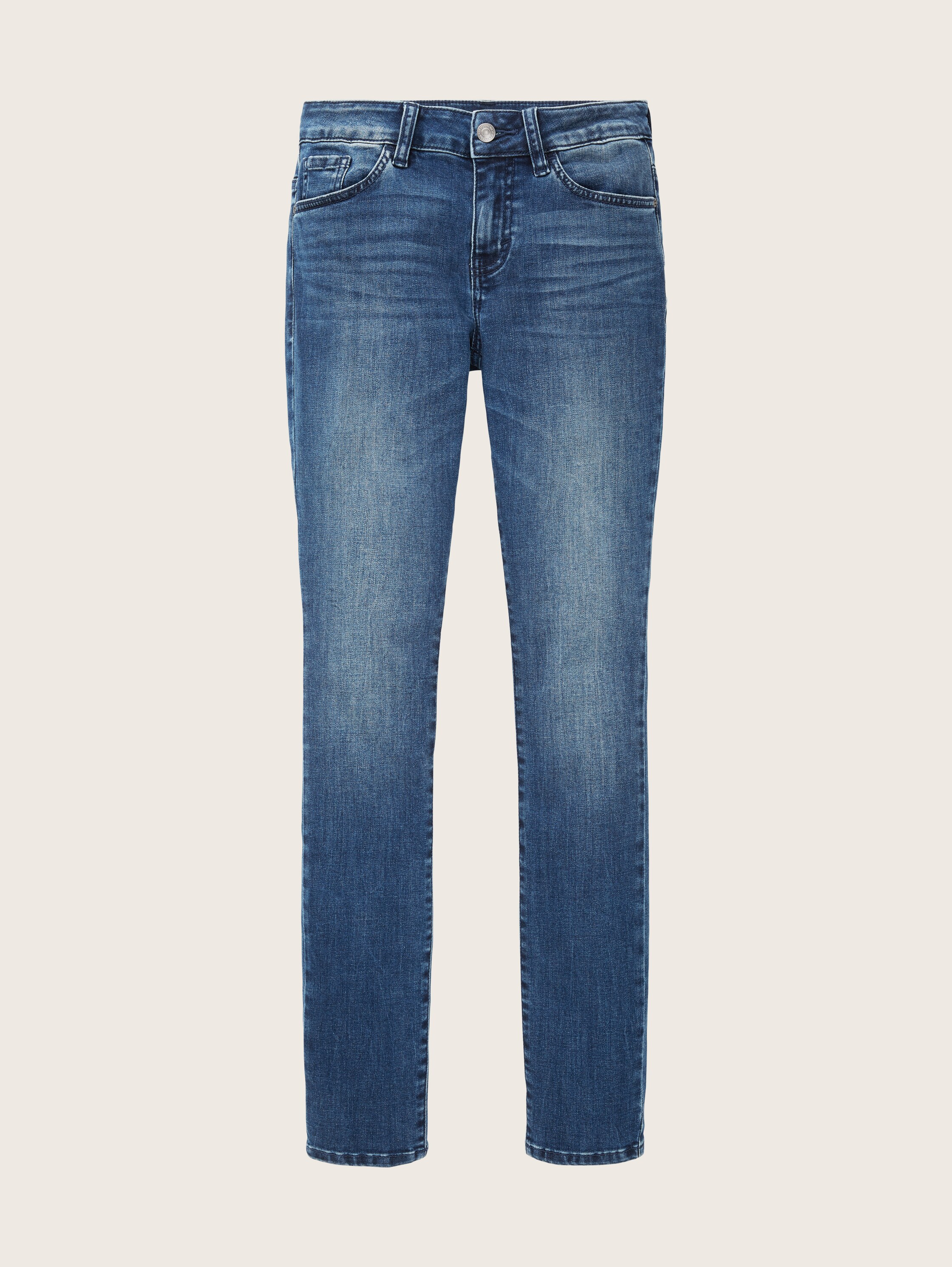 TTALEXA slim jeans - Used Dark Stone Blue Denim
