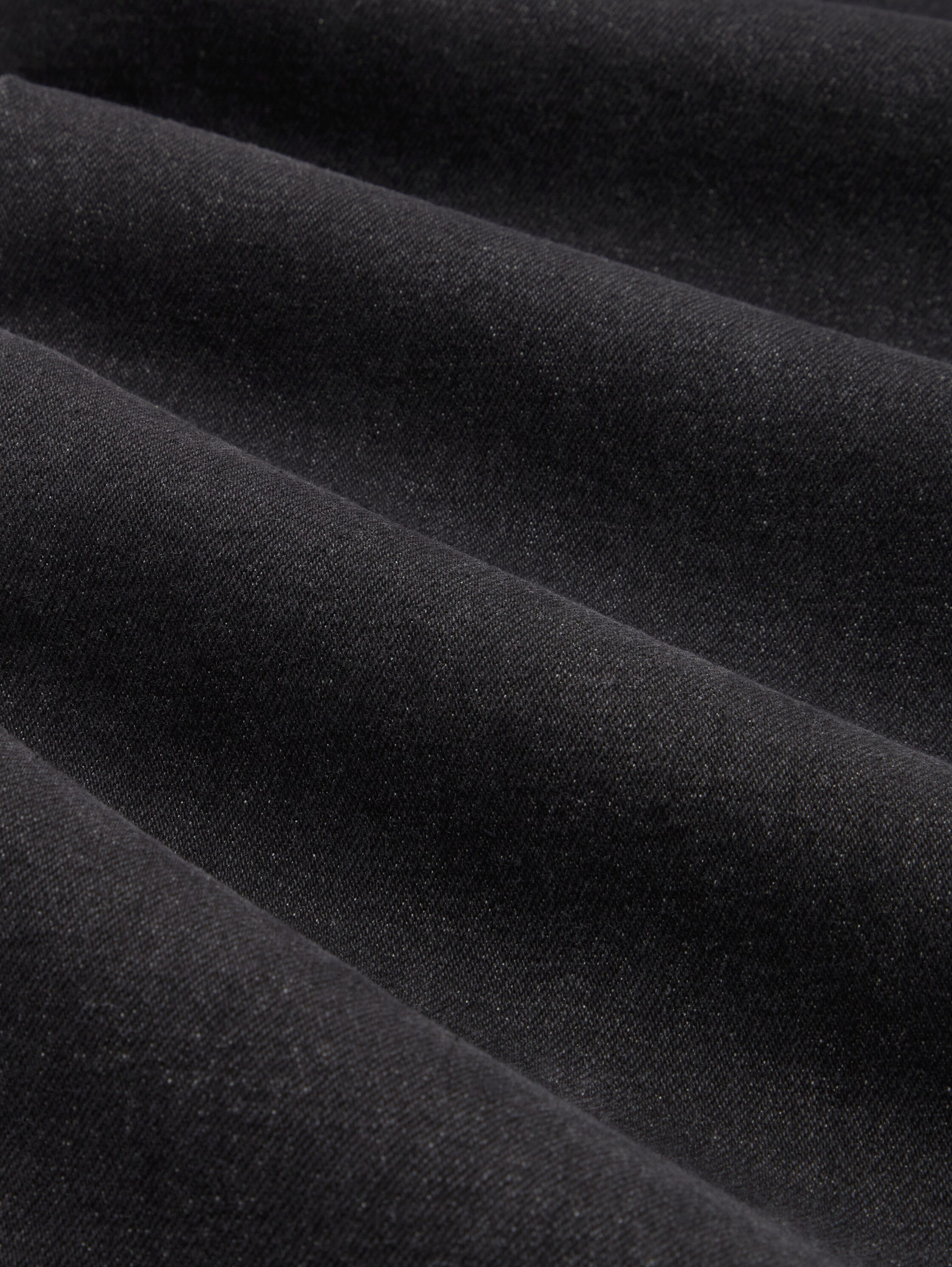 TTPIERS slim jeans - used dark stone black denim - Material view