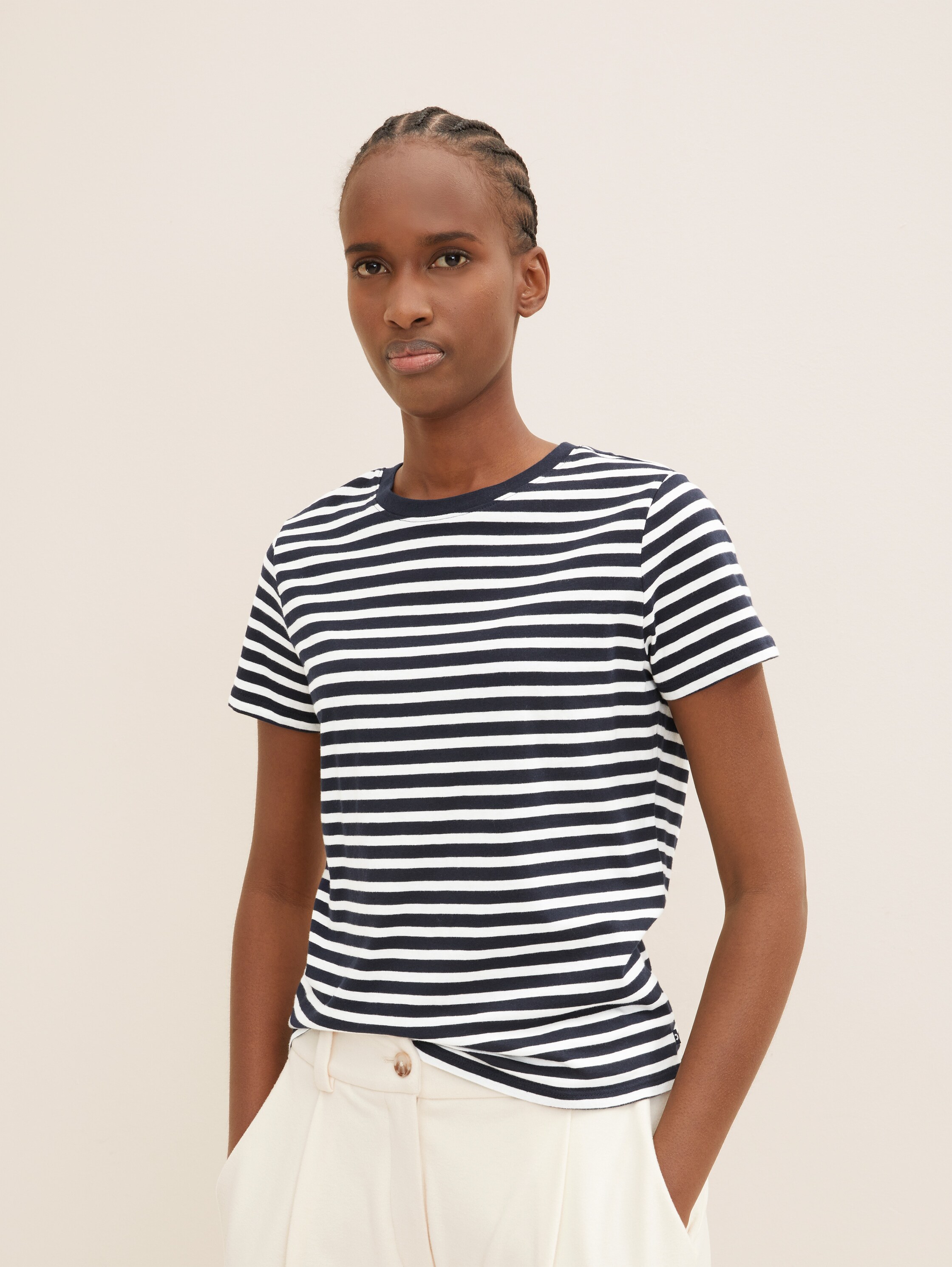 T-Shirt mit Streifenmuster - 3