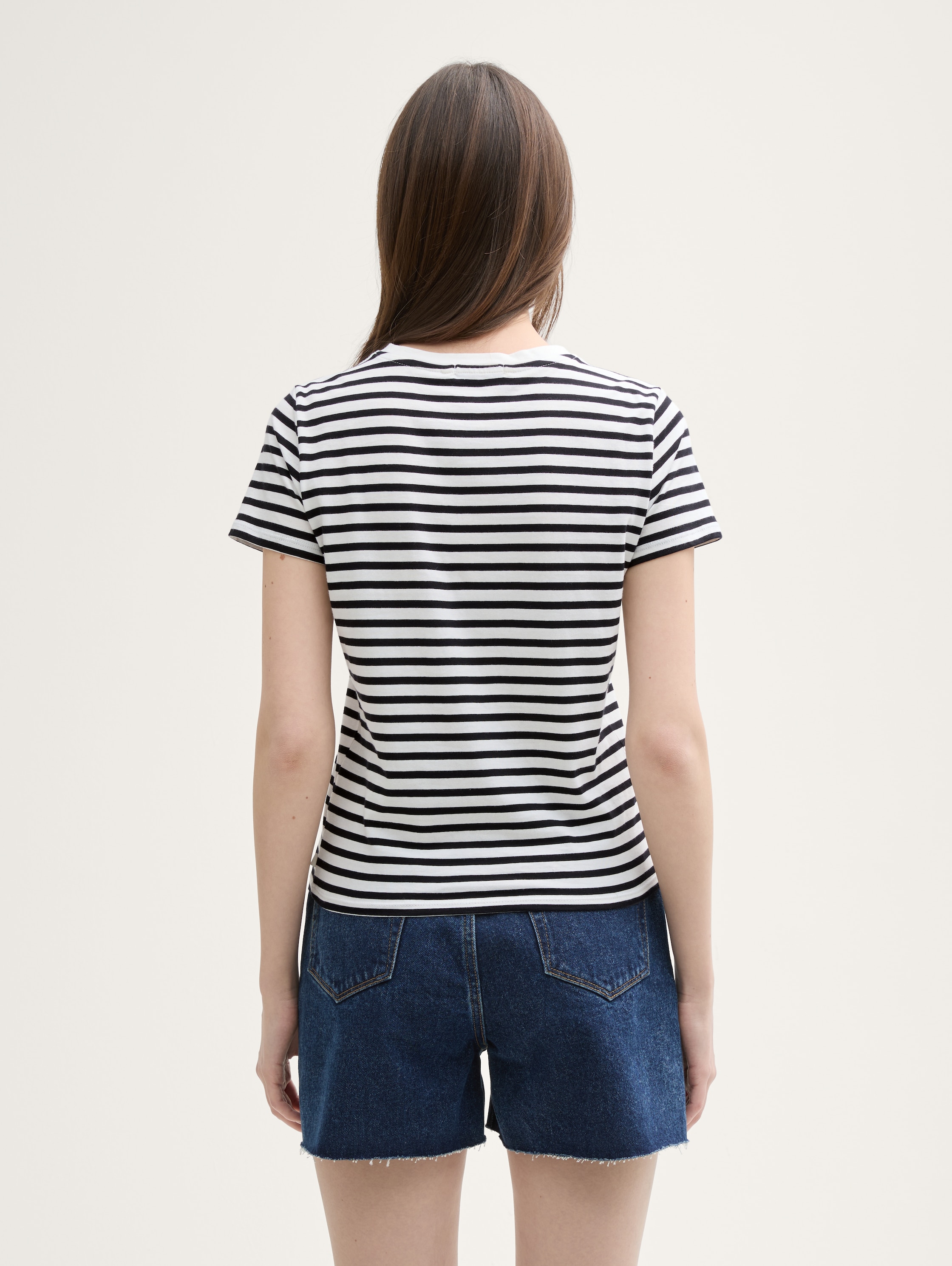 T-Shirt mit Streifenmuster - 3