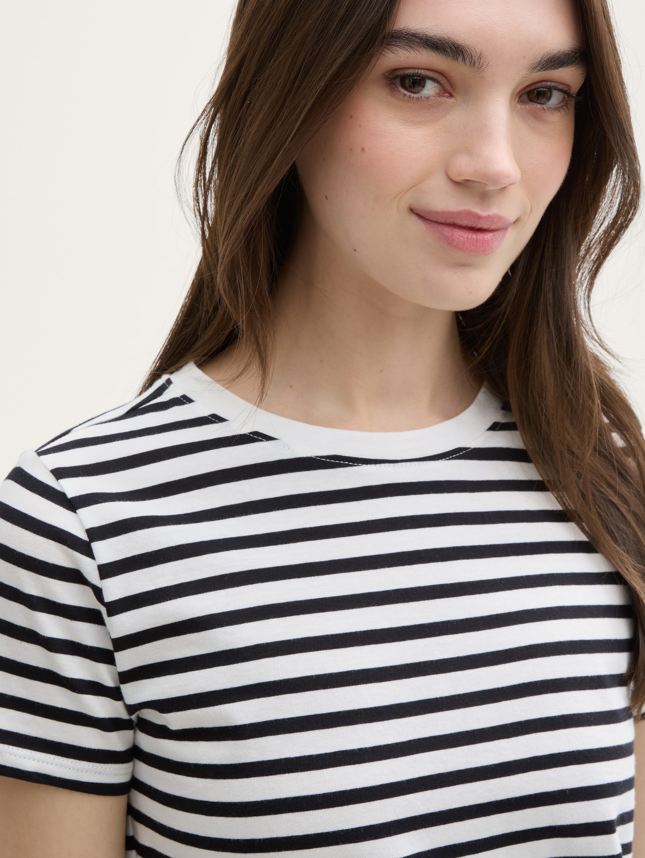 T-Shirt mit Streifenmuster - 5