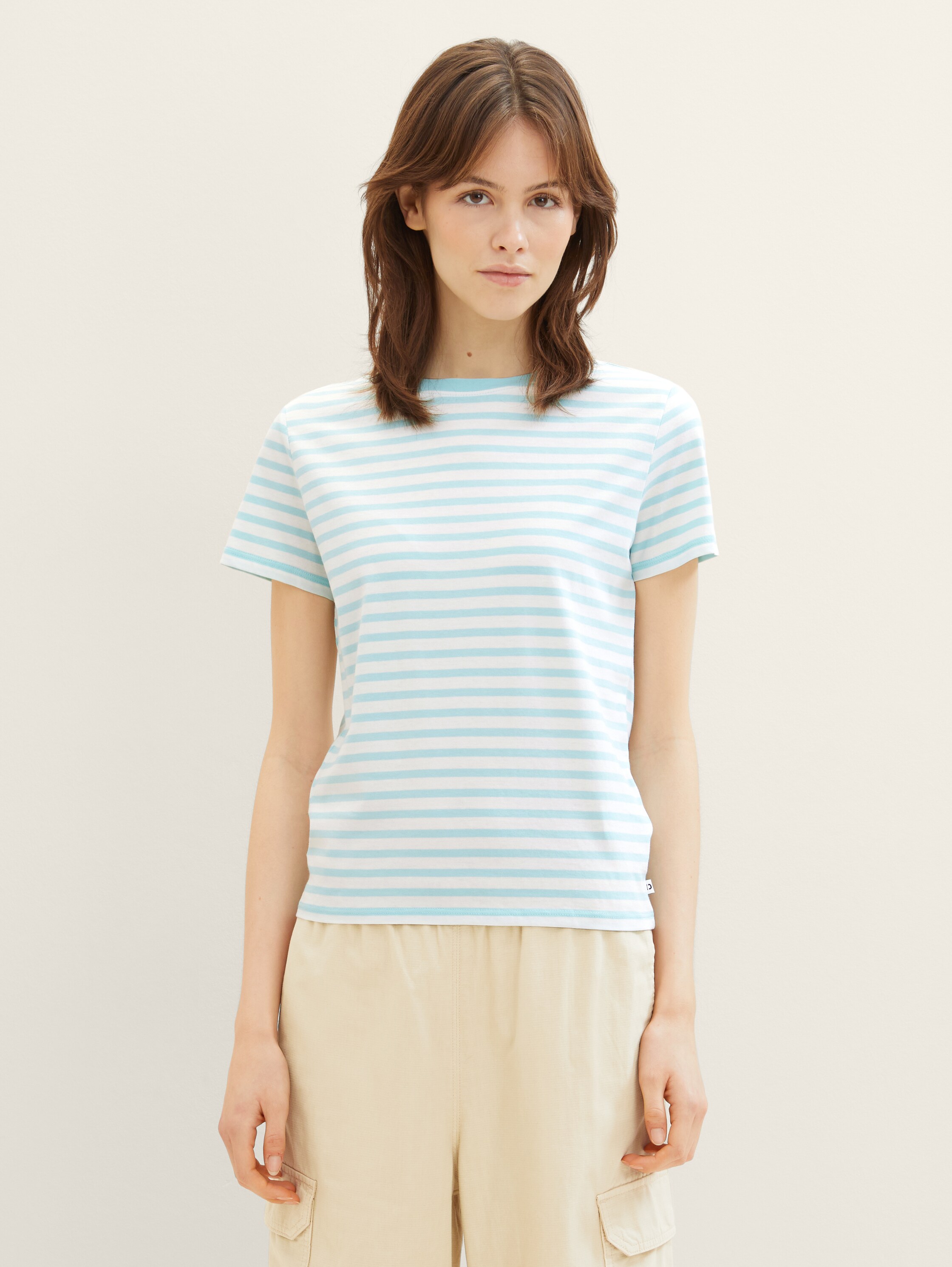 T-Shirt mit Streifenmuster - 2
