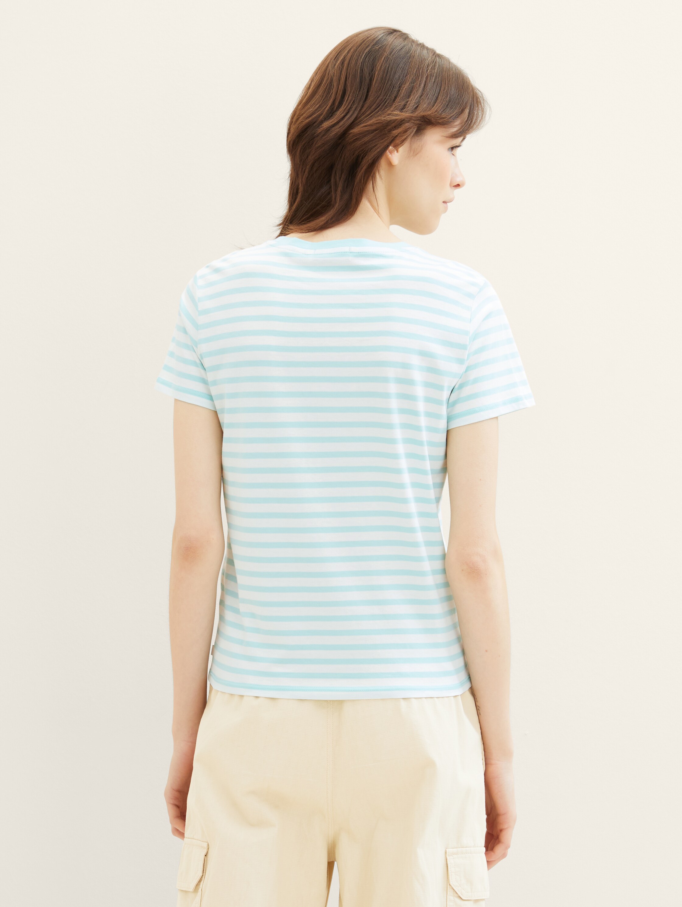 T-Shirt mit Streifenmuster - 3