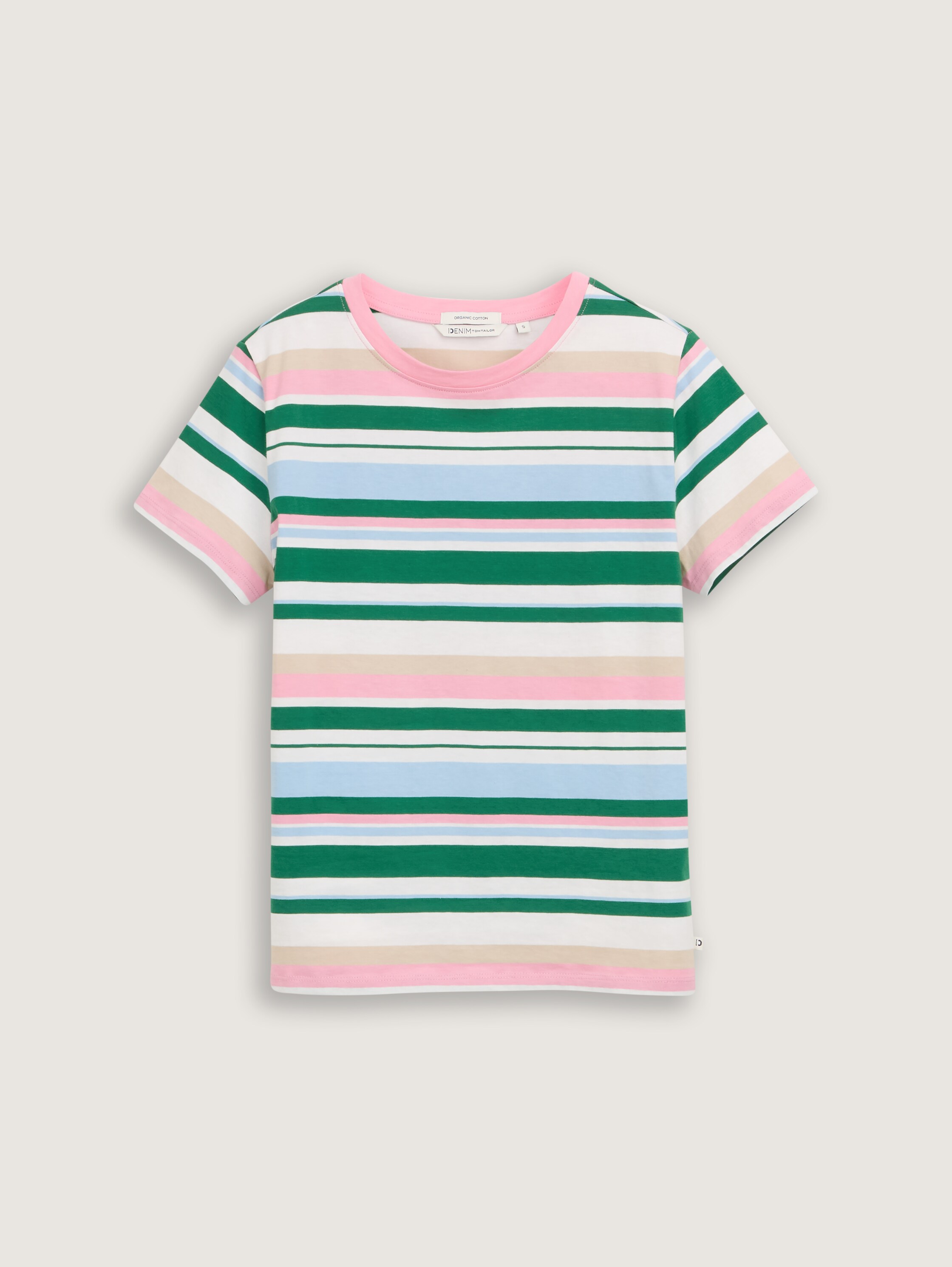 T-Shirt mit Streifenmuster - multicolor_stripe - 