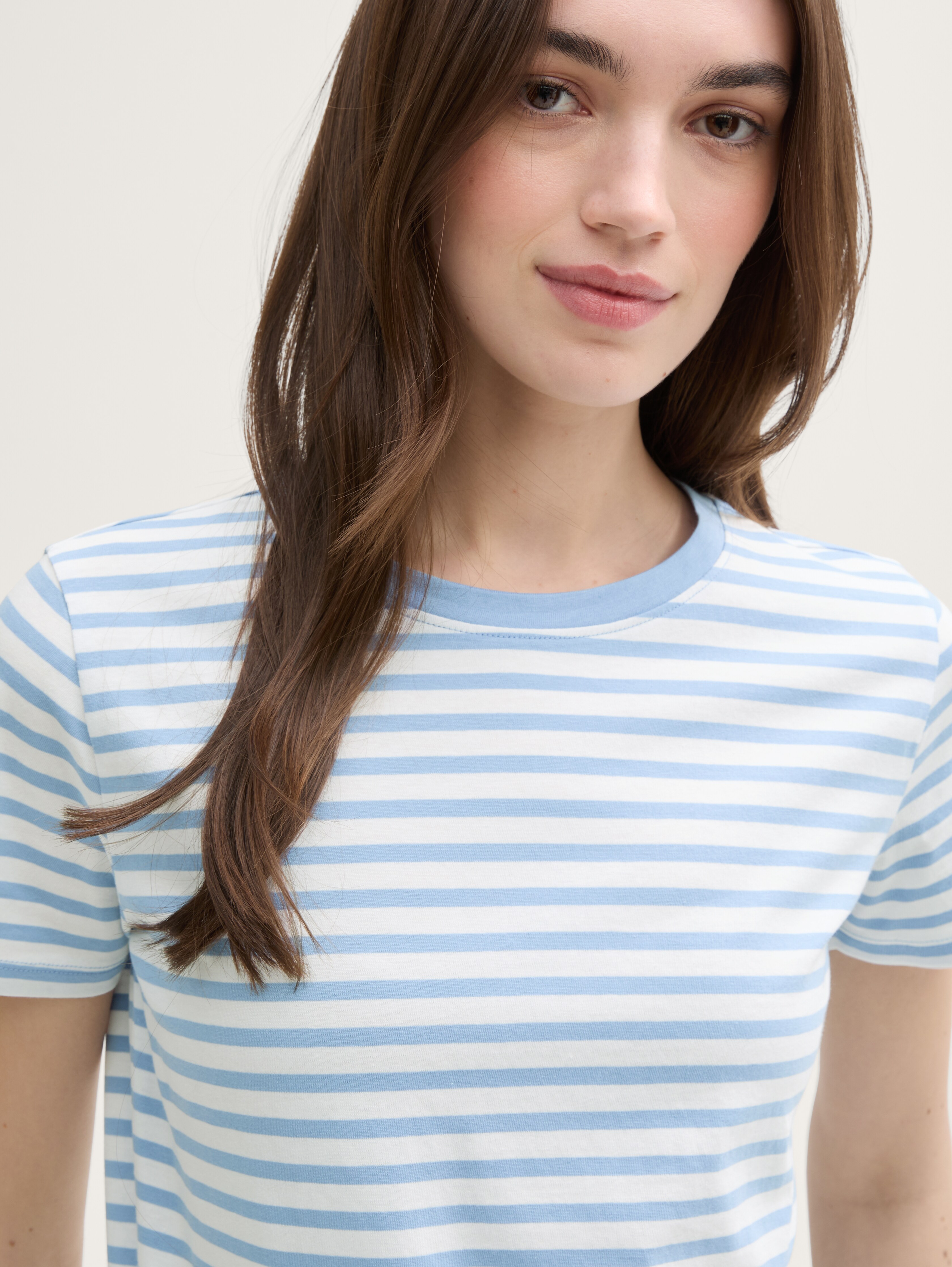 T-shirt with striped pattern by Tom Tailor
