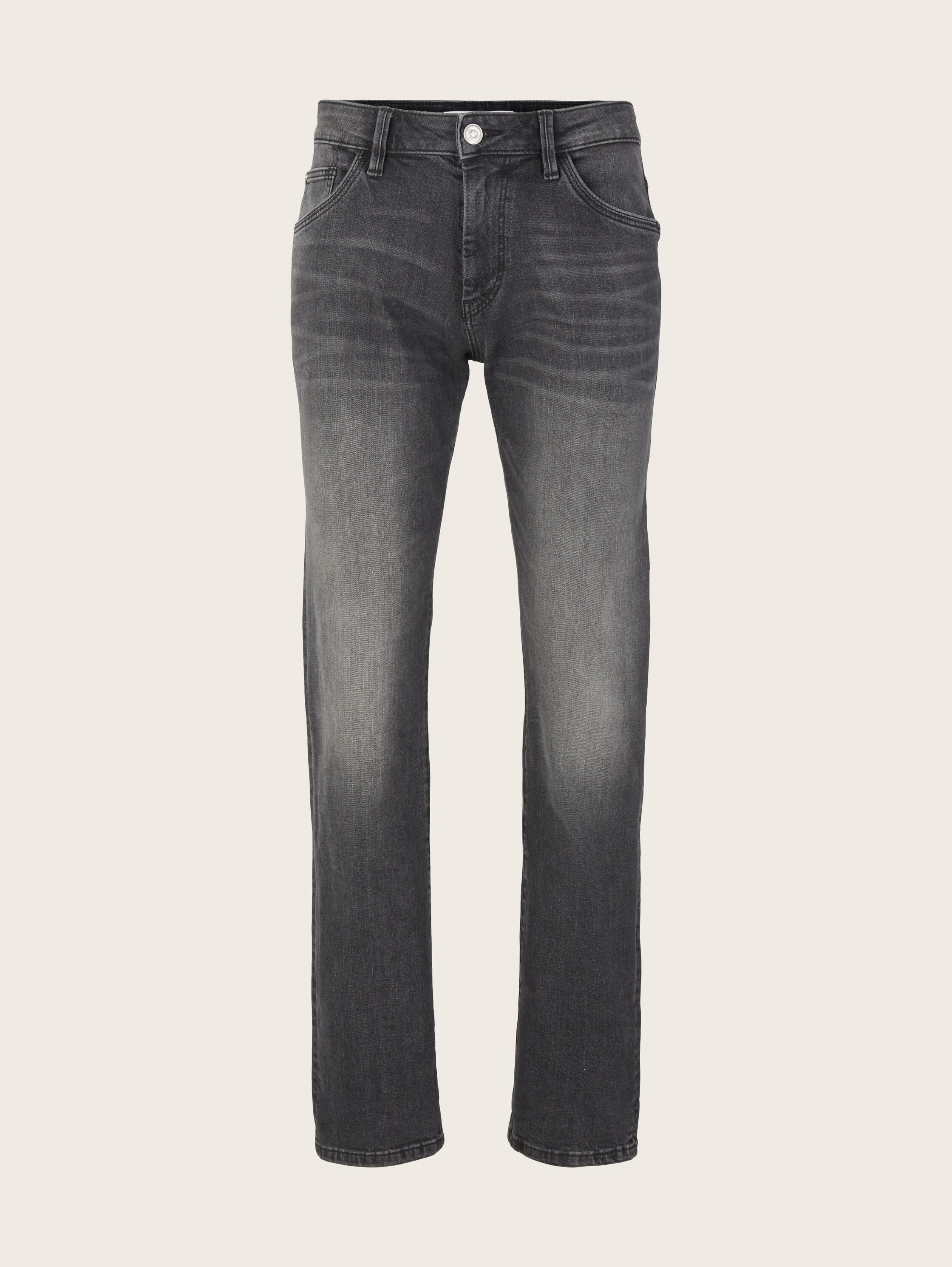 TTMARVIN Straight Jeans - used mid stone grey denim - Vorder-Produkt-Ansicht