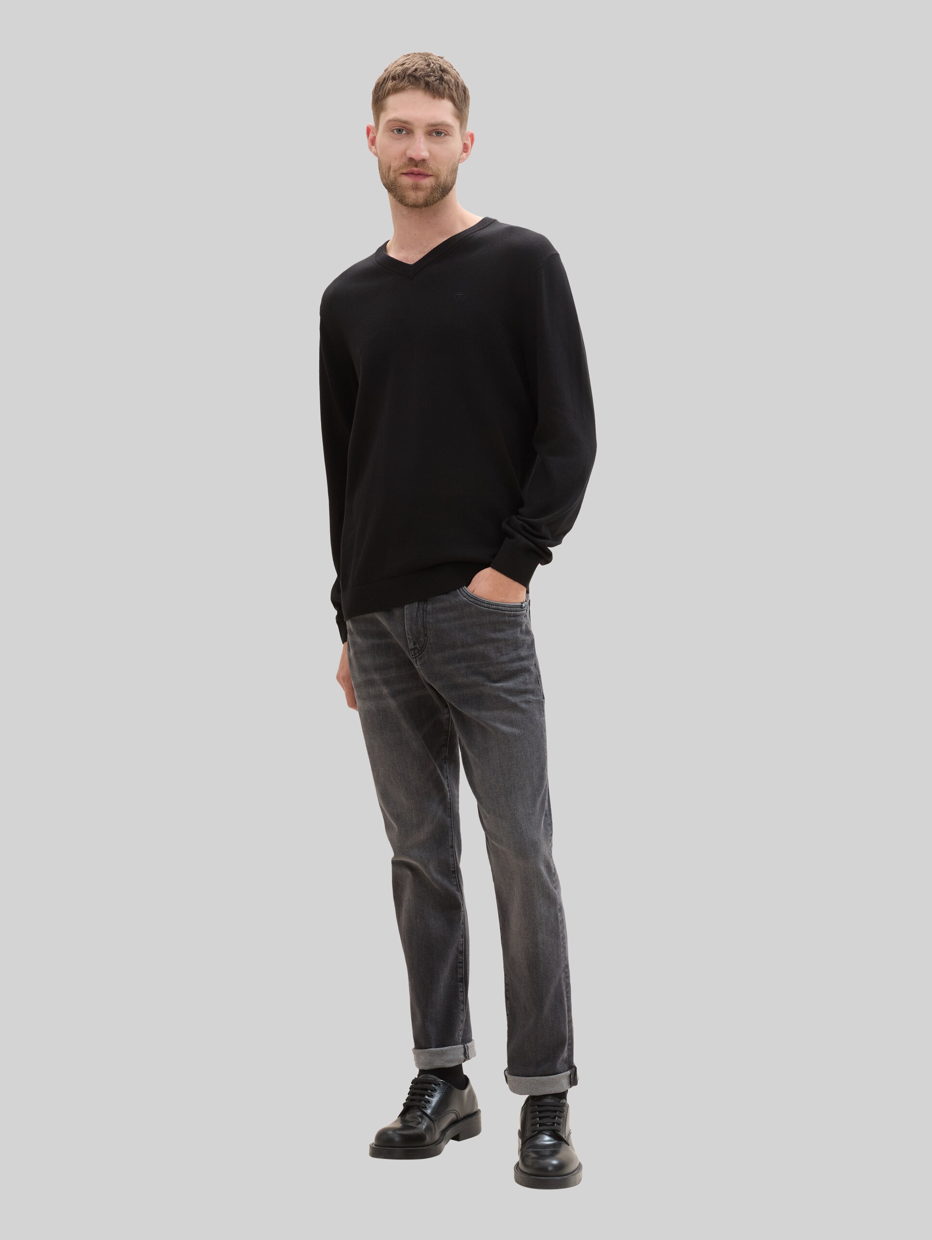 TTJOSH REGULAR SLIM Jeans - grey denim