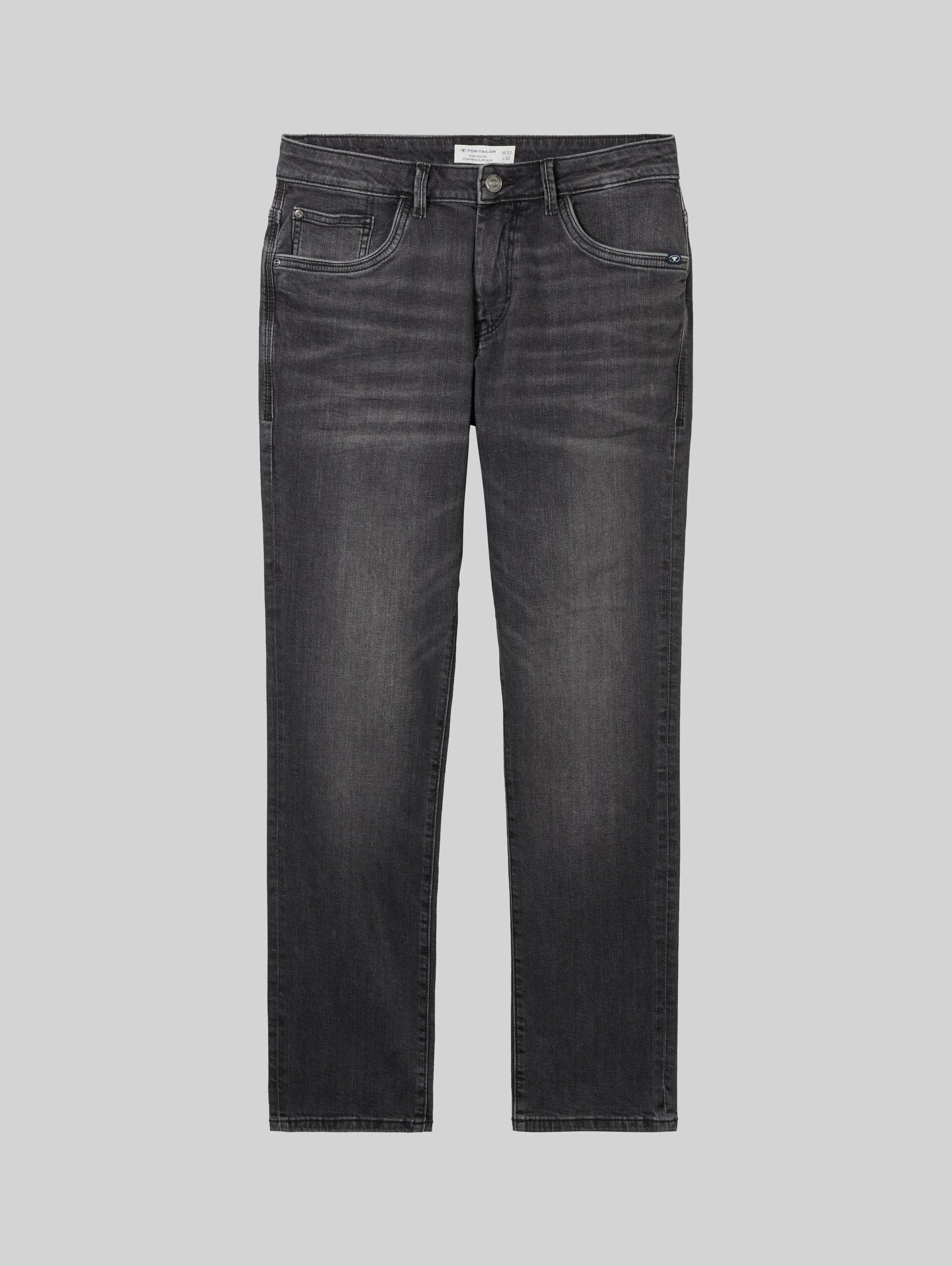 TTJOSH REGULAR SLIM Jeans - grey denim - Vorder-Produkt-Ansicht