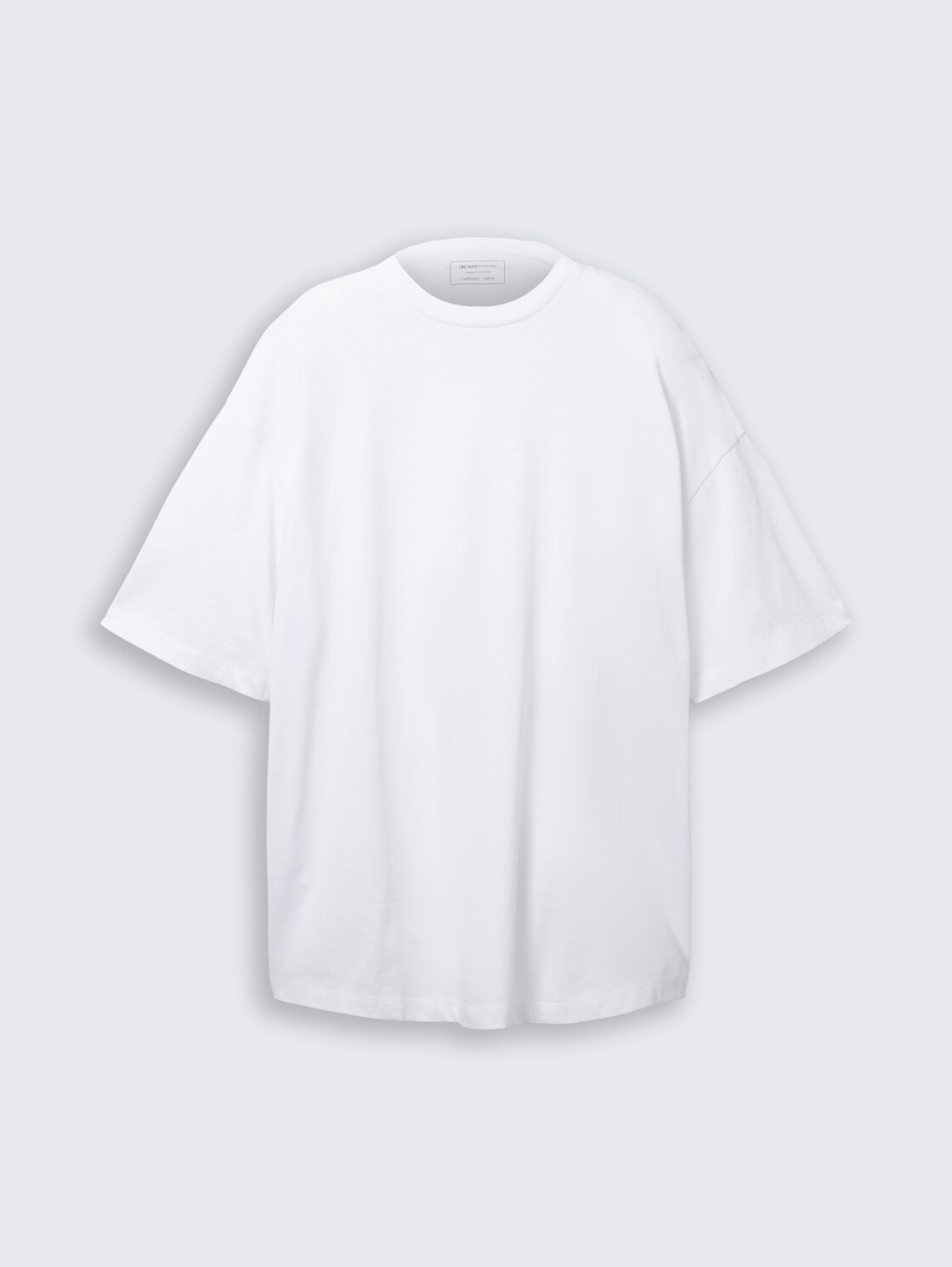 Oversize T-Shirt - White - Vorder-Produkt-Ansicht