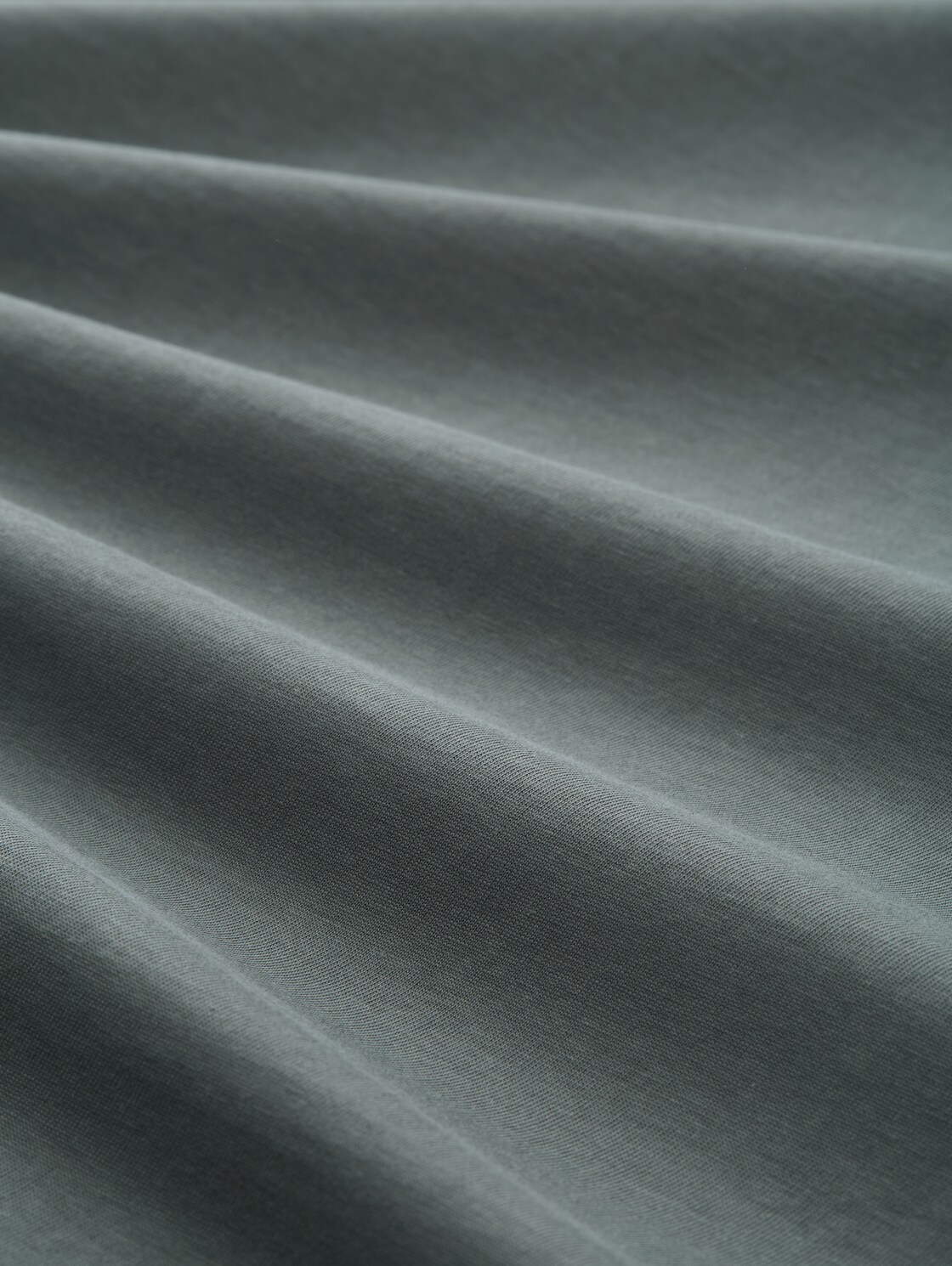 Oversize T-Shirt - washed jasper green - Material-Ansicht